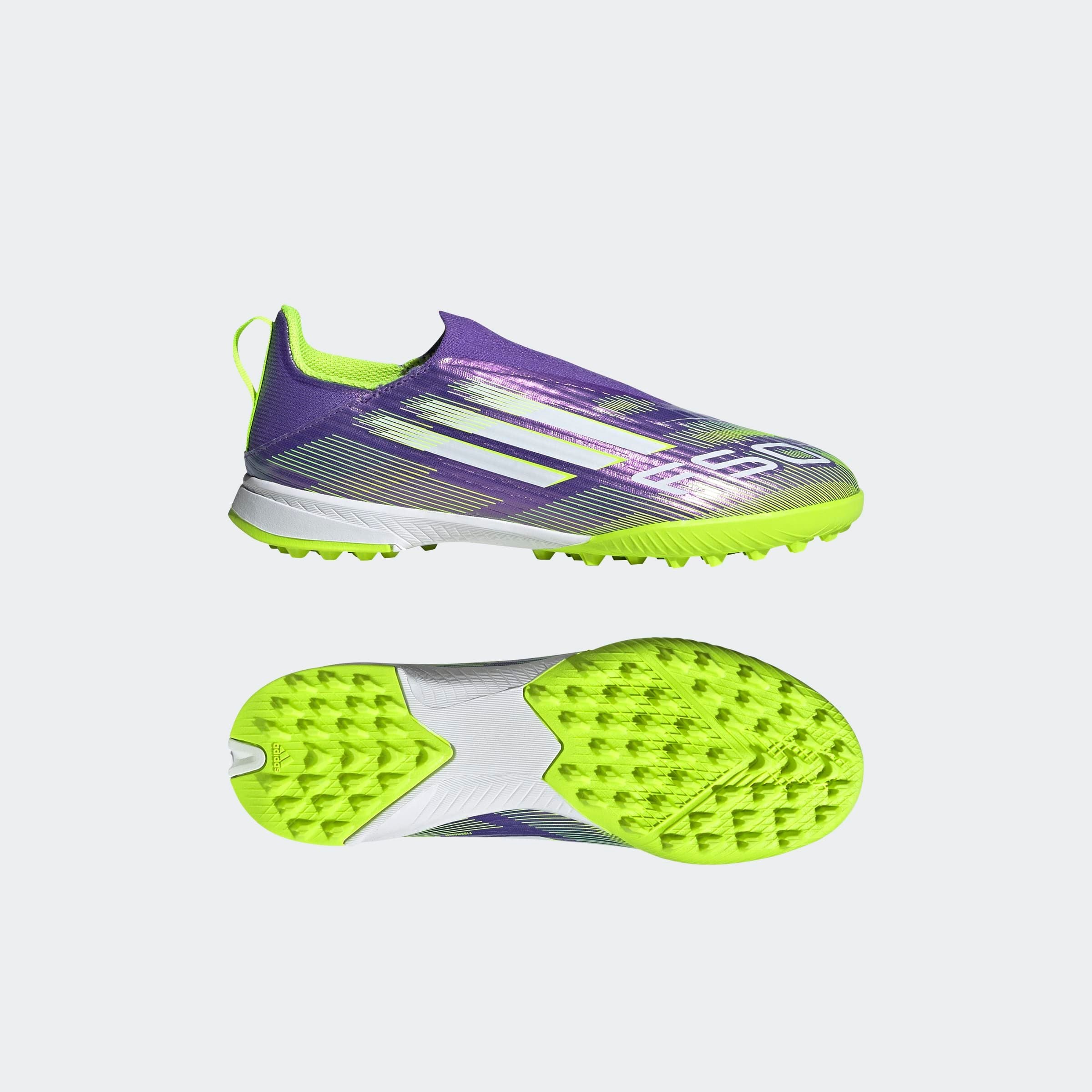 adidas Performance Fussballschuh »F50 LEAGUE LACELESS FIRM/MULTI-GROUND BOOTS KINDER«, geeignet für Rasen- und Kunstrasenplätze