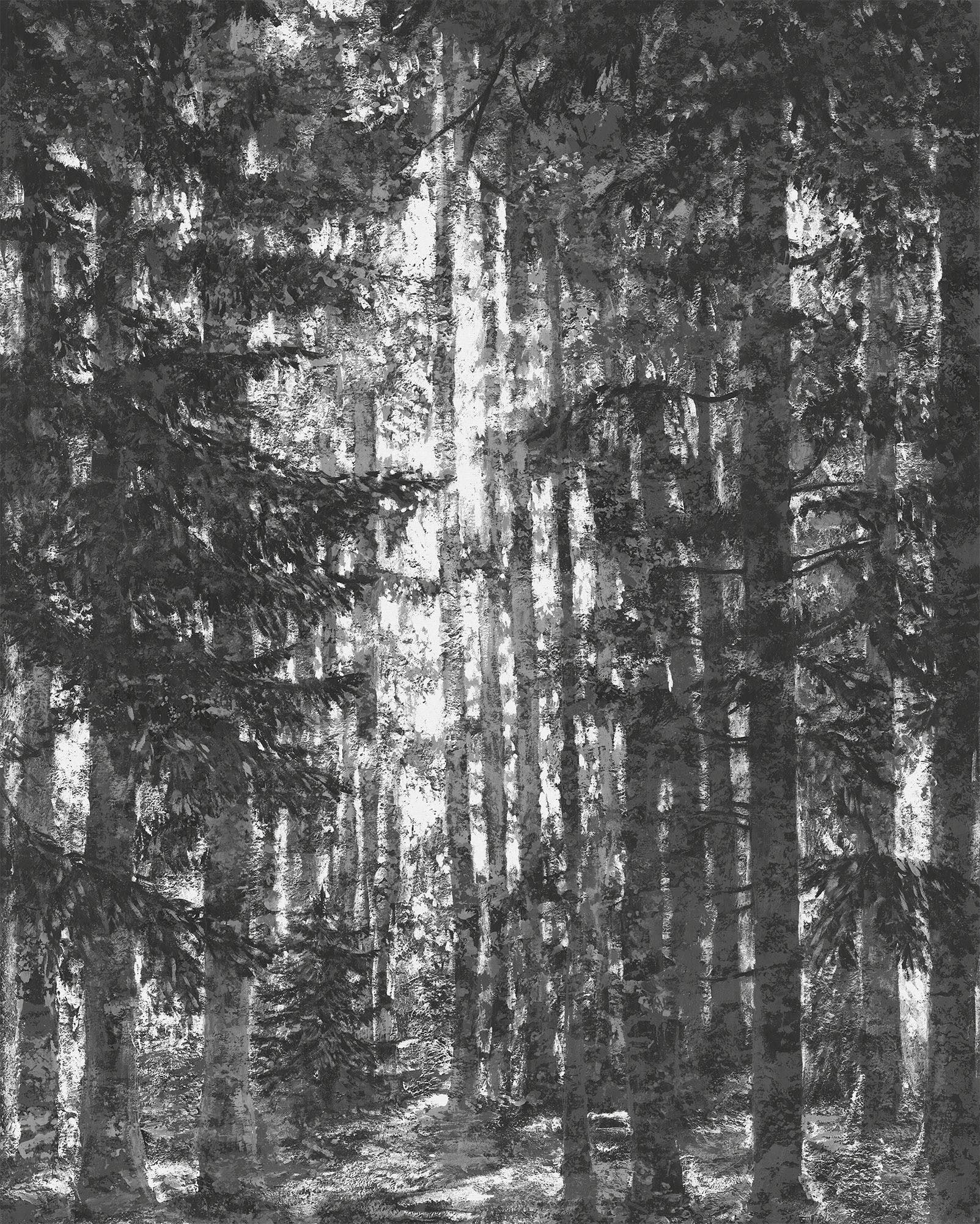 Image of Komar Vliestapete "Digitaldruck Vlies - Lustres Lapland - Grösse 200 x 250 cm" bedruckt glatt Wohnzimmer, Schlafzimmer