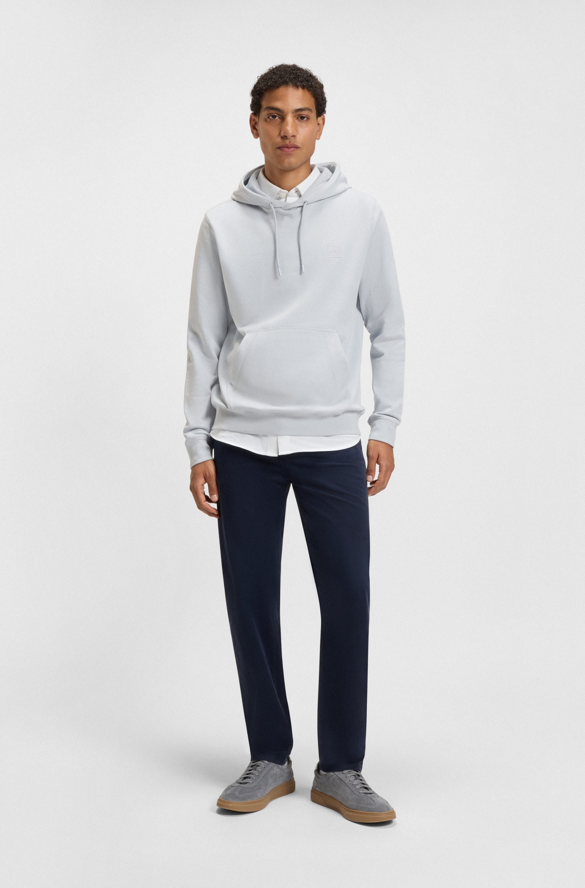 BOSS ORANGE Kapuzensweatshirt »Wetalk«, mit gesticktem BOSS Markenlabel