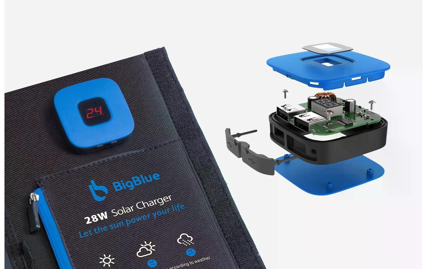 Solarladegerät »BigBlue Solar B401E 28 W USB«