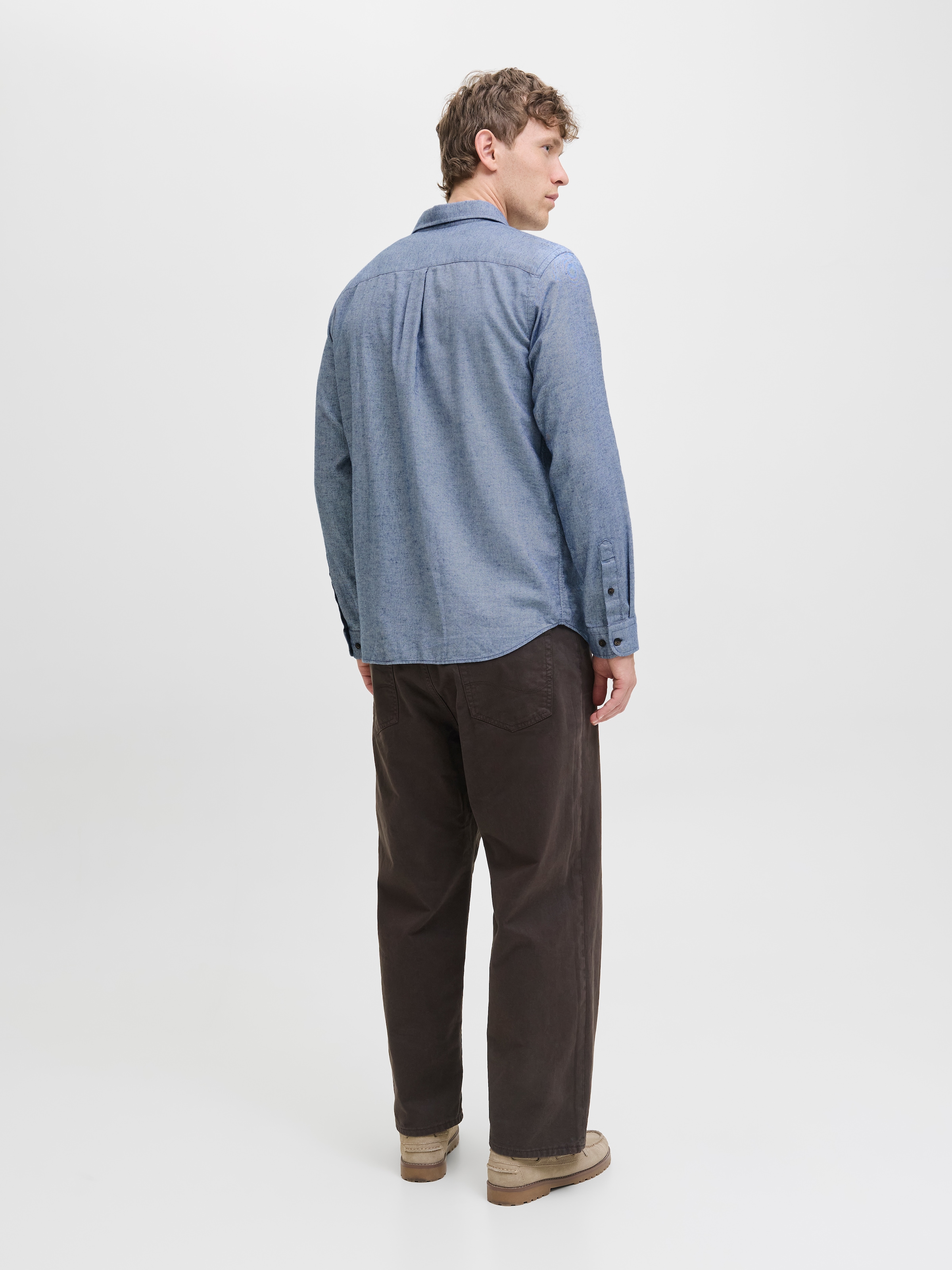 Jack & Jones Langarmhemd »JJECLASSIC MELANGE SHIRT L/S NOOS«