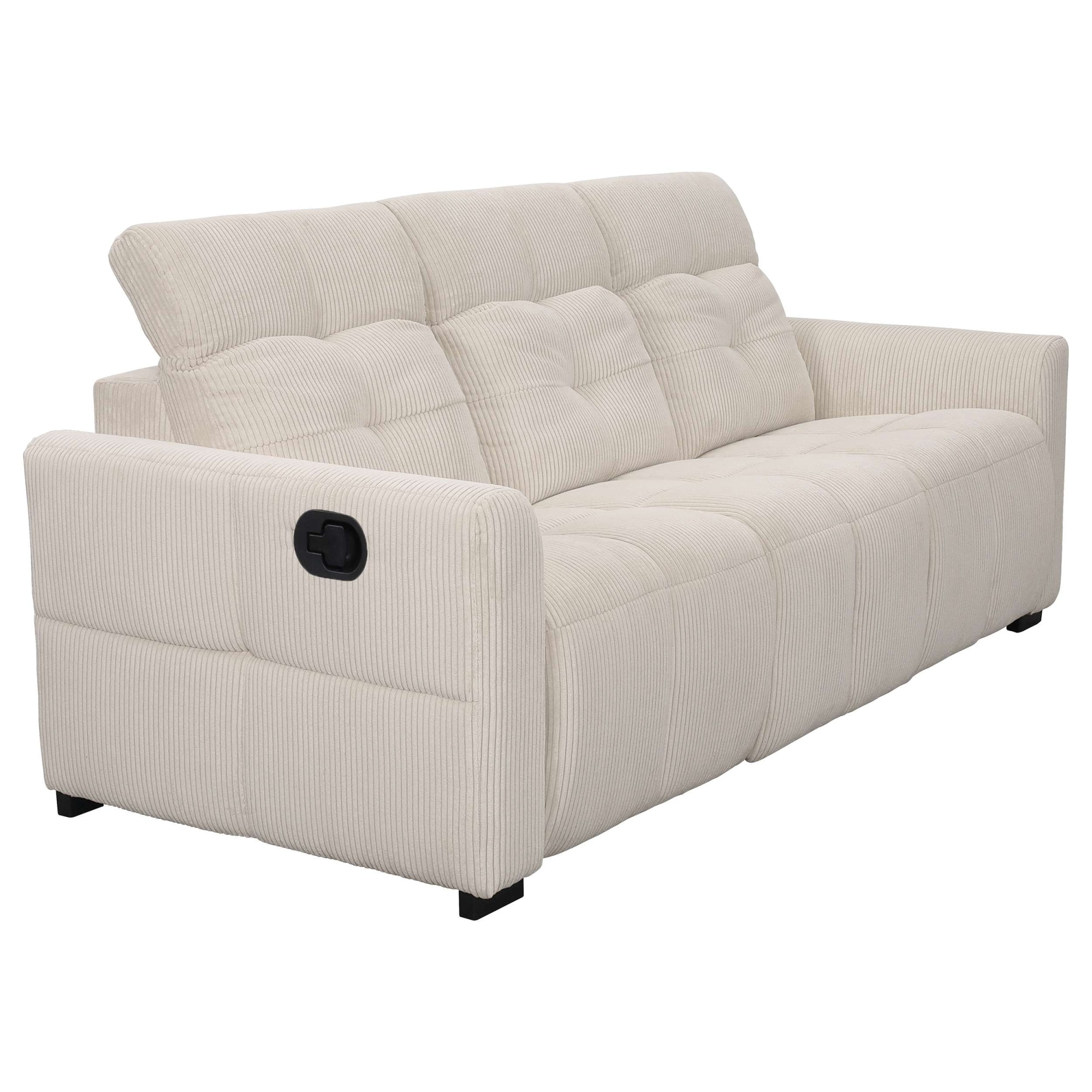 GOODproduct »CAARLA Cord, Sofa, 224 cm, man. oder elektr. Relaxfunktion (USB-A/C)« mit USB-A und USB-C bei elektrischer Ausführung, Kopfteilverstellung