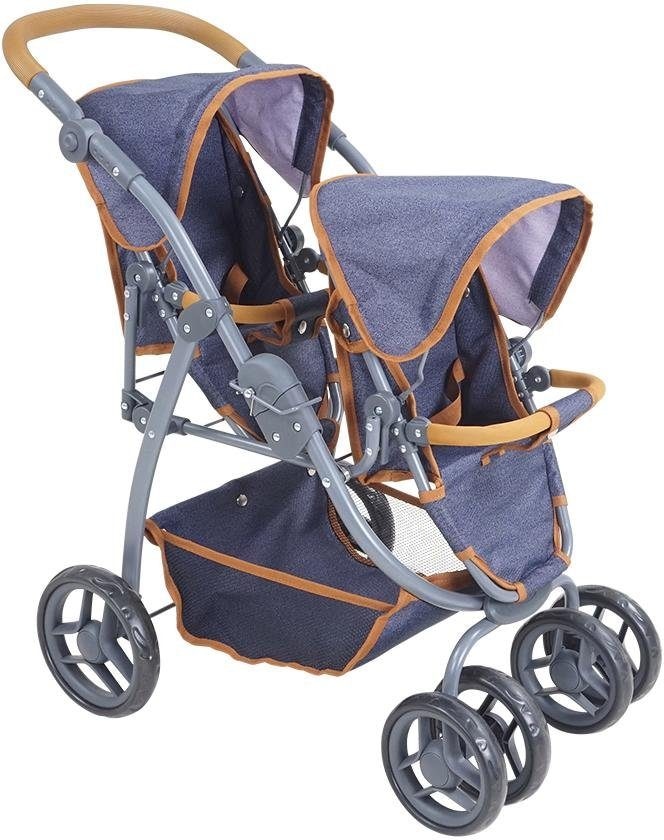 Image of Knorrtoys® Puppen-Zwillingsbuggy »Milo - Dark Blue« bei Ackermann Versand Schweiz