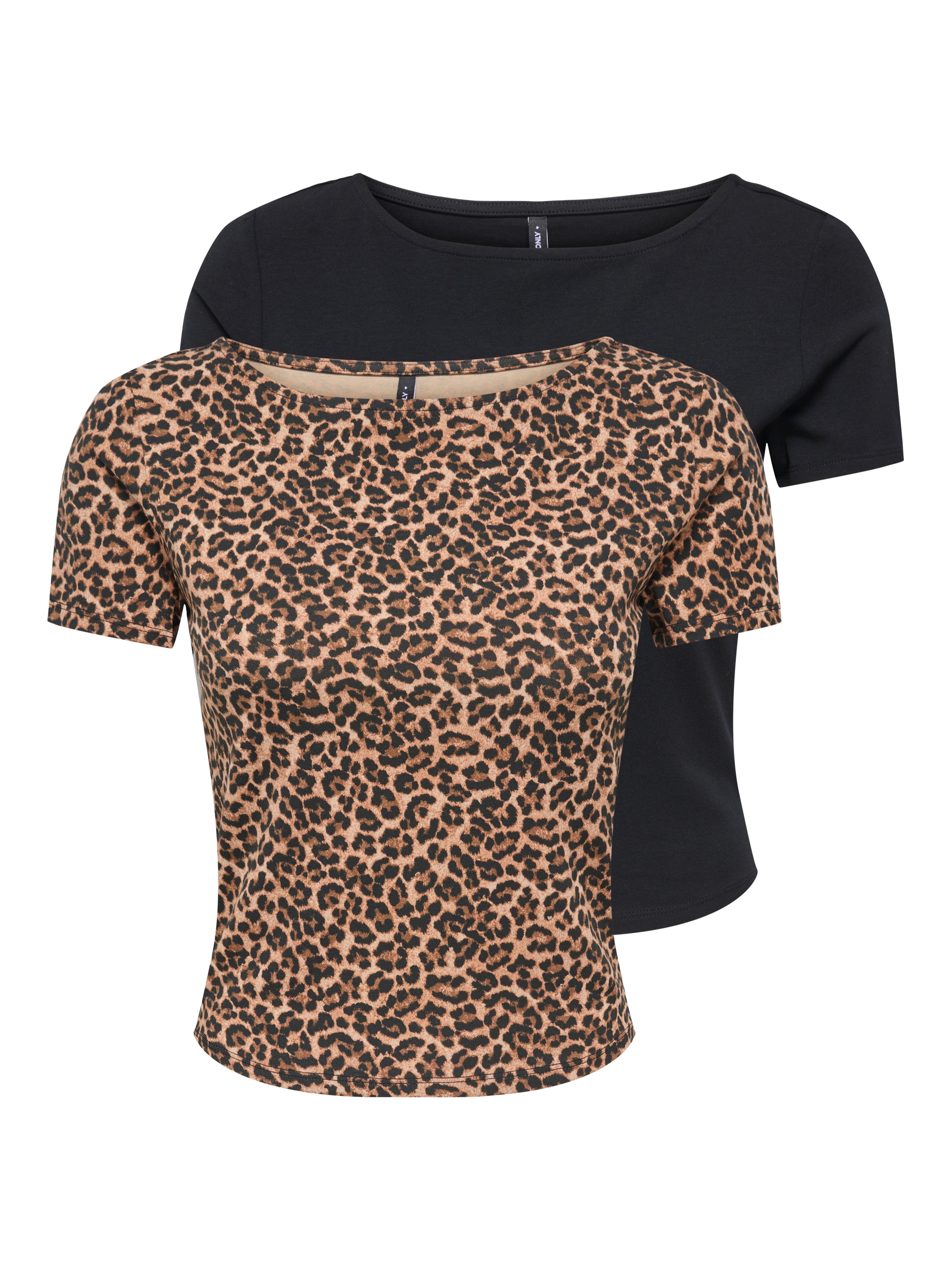 Image of ONLY Kurzarmshirt "ONLSUSAN SHORT S/S 2 PACK TOP CS JRS" Packung, 2er-Pack, 2