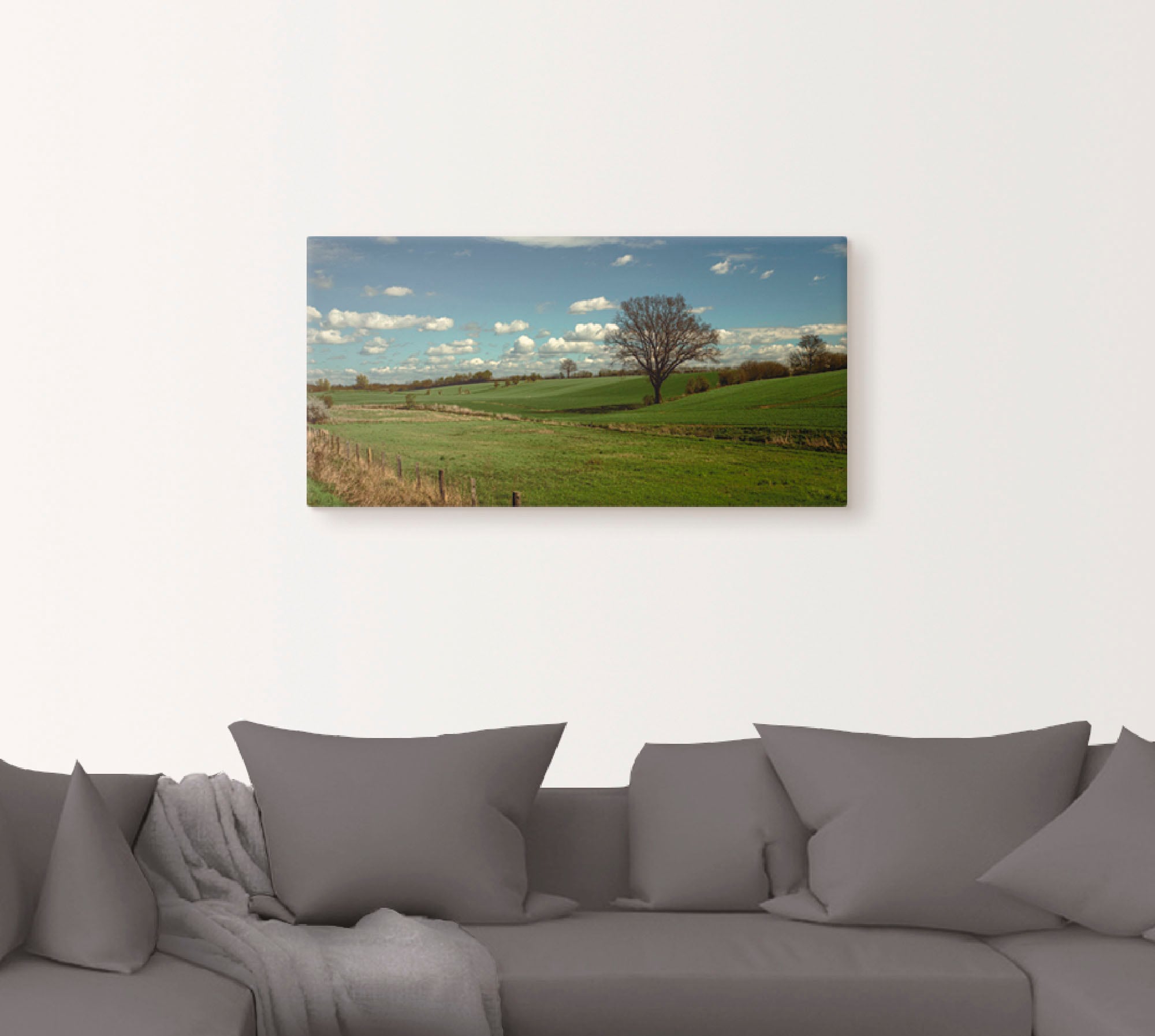 Artland Wandbild »Natur pur«, Felder, (1 St.), als Leinwandbild, Wandaufkleber in verschied. Grössen
