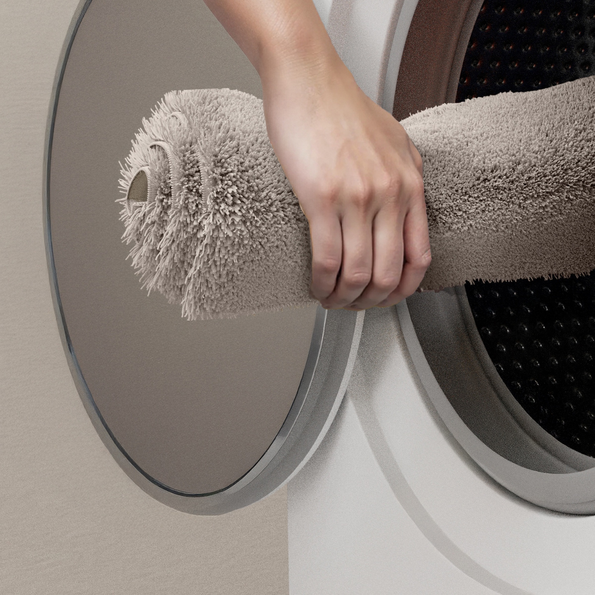 Grund Badematte »Molena«, rutschhemmend beschichtet, fussbodenheizungsgeeignet, Hoher LUXURYSOFT-Flor aus Polyester, 5 Jahre Garantie