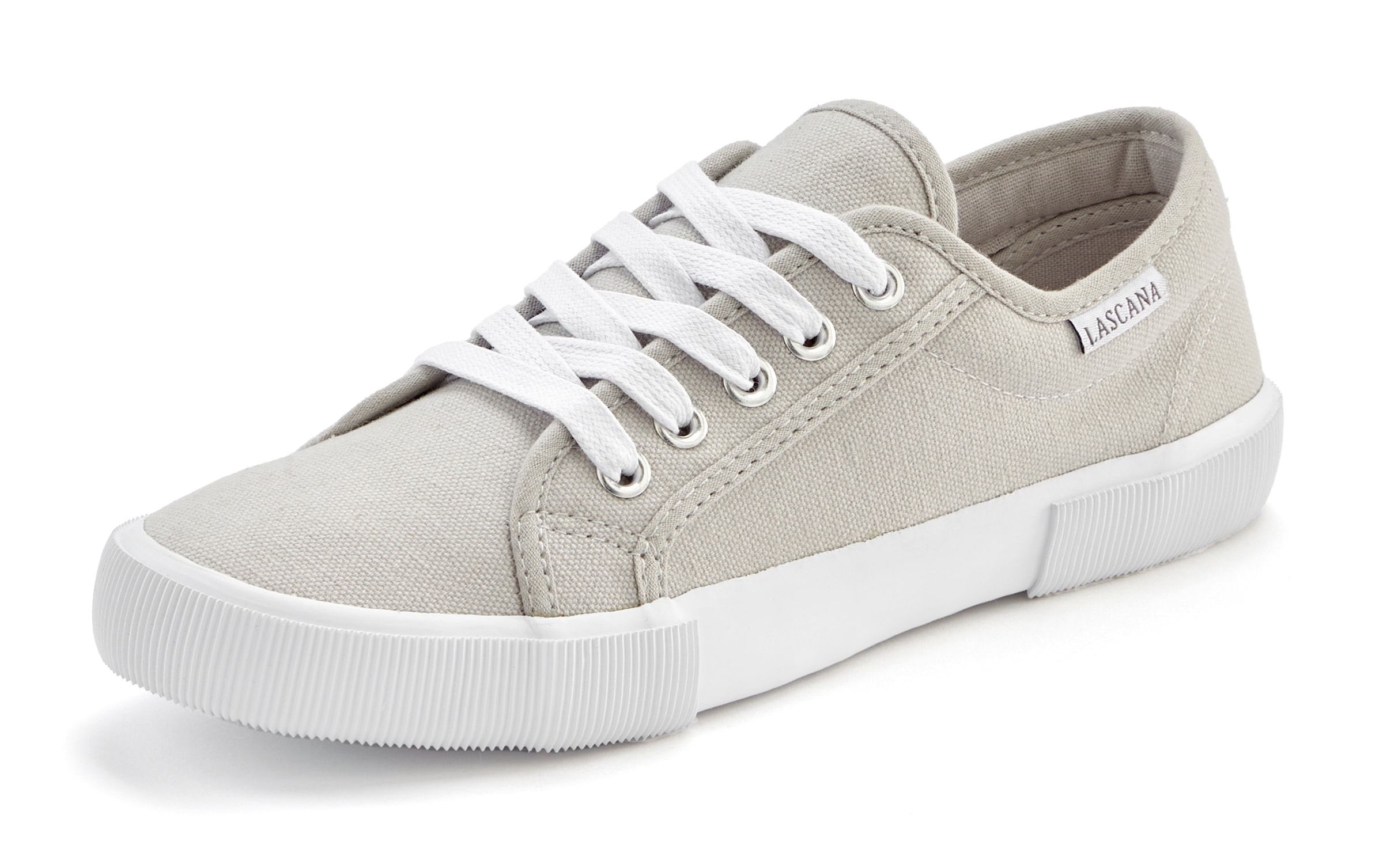 LASCANA Sneaker  aus Textil, Schnürhalbschuh, Freizeitschuh, Turnschuh