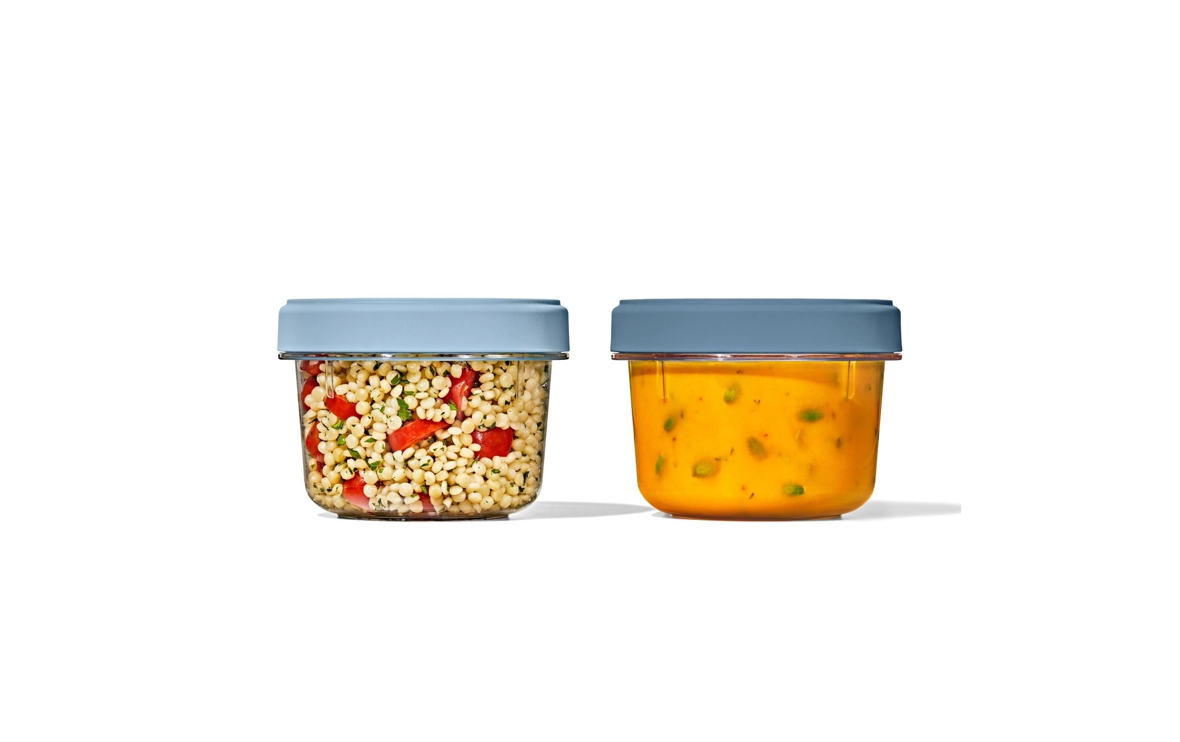 Image of OXO Good Grips Aufbewahrungssystem "OXO Twist & Stack Behälter – 550 ml – 2er Set" ideal für Meal Prep