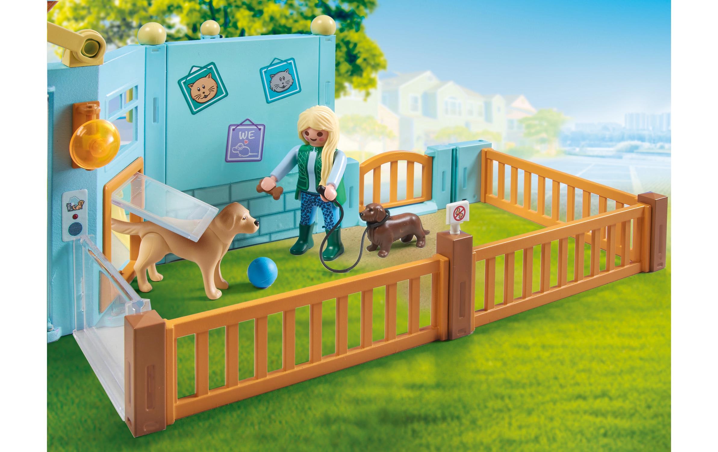 Playmobil® Spielbausteine »My Life Tierhotel 71742«, (191 St.)