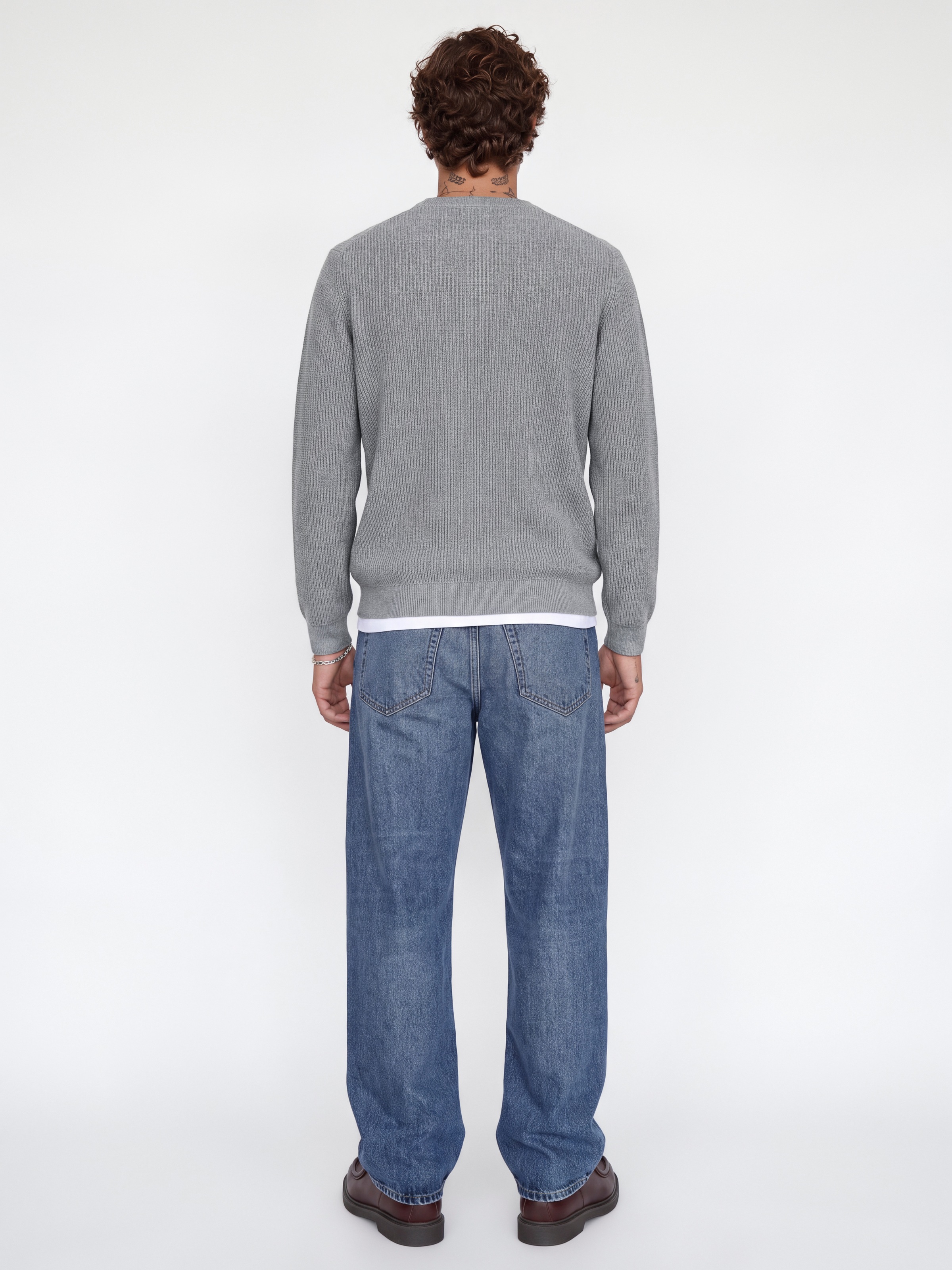 Jack & Jones Rundhalspullover »JPRBLACONNOR KNIT CREW NECK« Baumwolle, regular fit