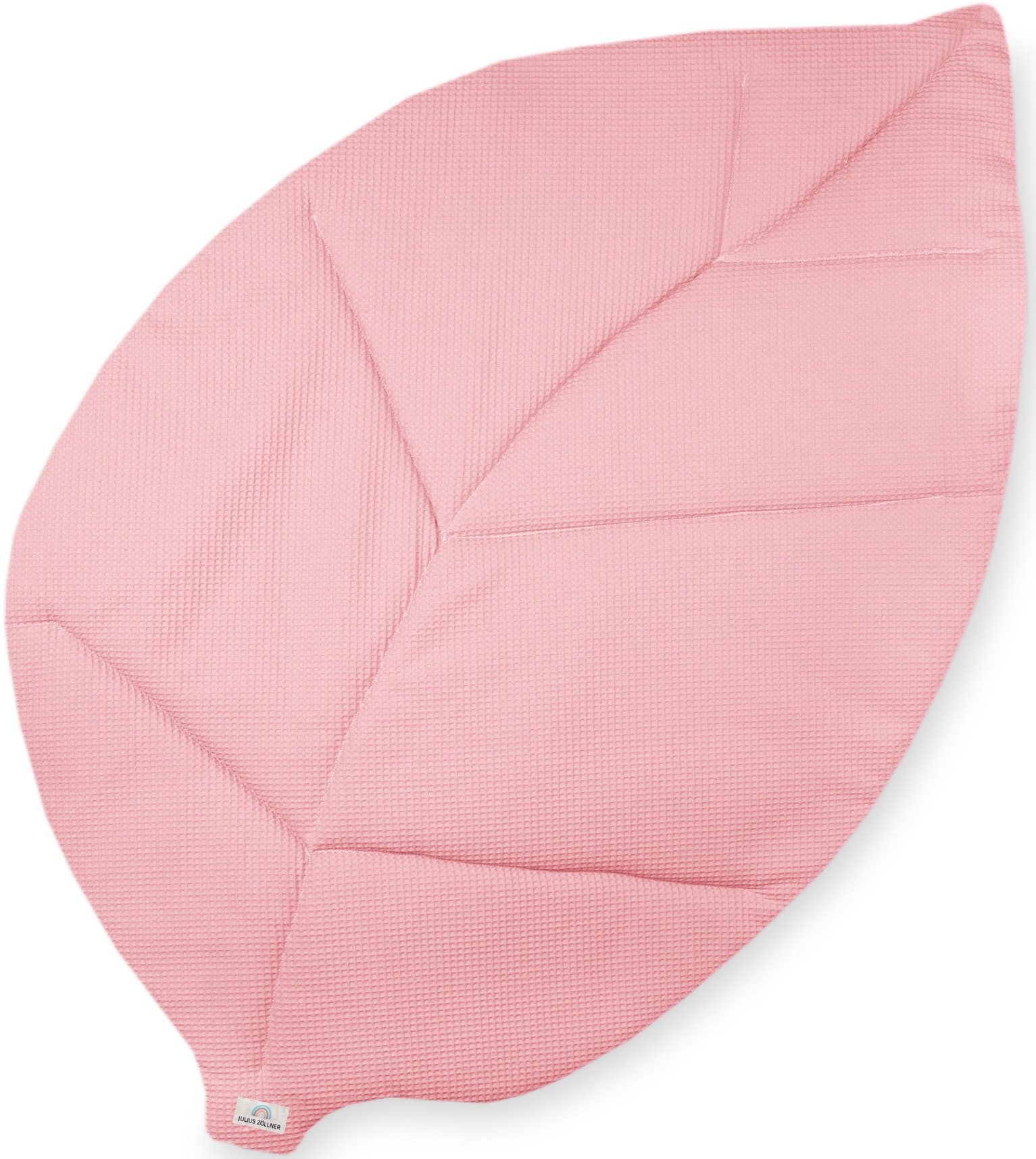 Image of Julius Zöllner Krabbeldecke "Blatt Waffelpiqué" Made in Germany