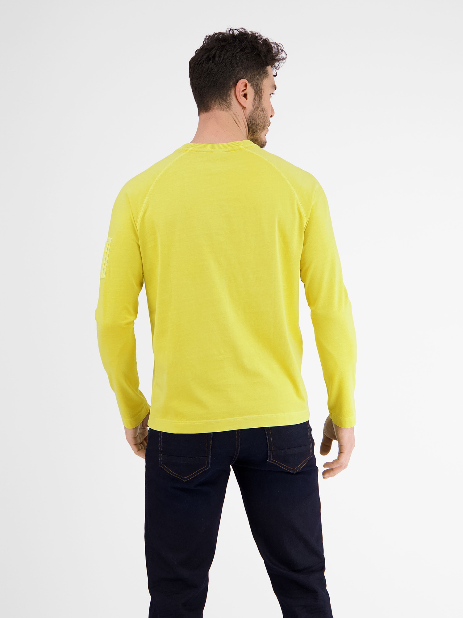 LERROS Langarmshirt »LERROS Longsleeve mit Serafinokragen«