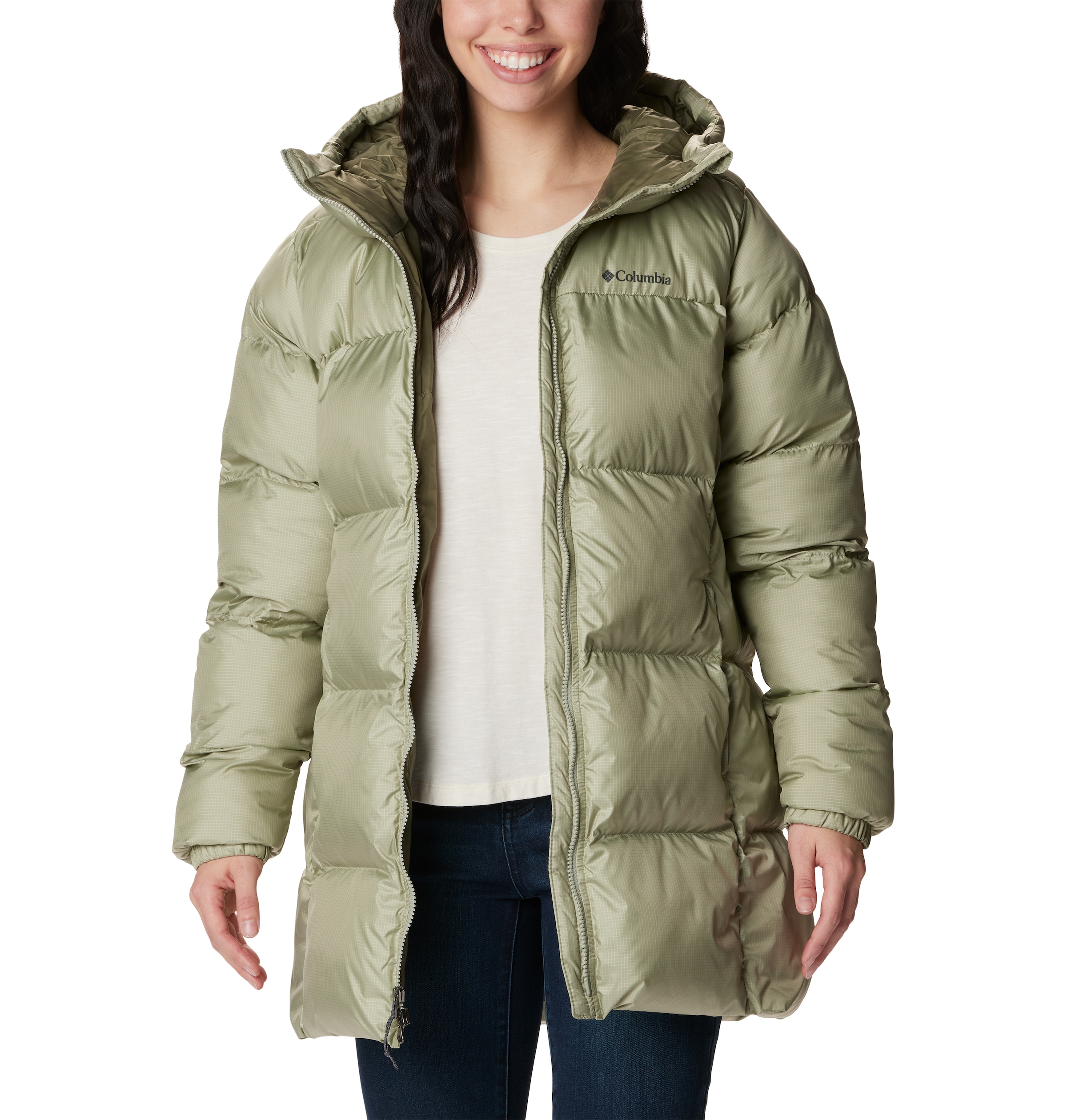 Columbia Steppjacke »Puffect Mid Hooded Jacket«, mit Kapuze