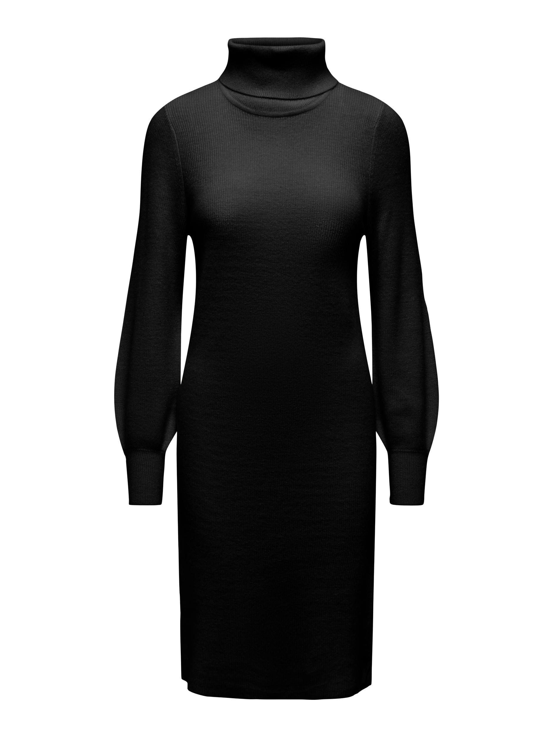 ONLY Strickkleid »ONLSASHA L/S ROLLNECK DRESS NCA KNT«, mit Rollkragen und langen Puffärmeln