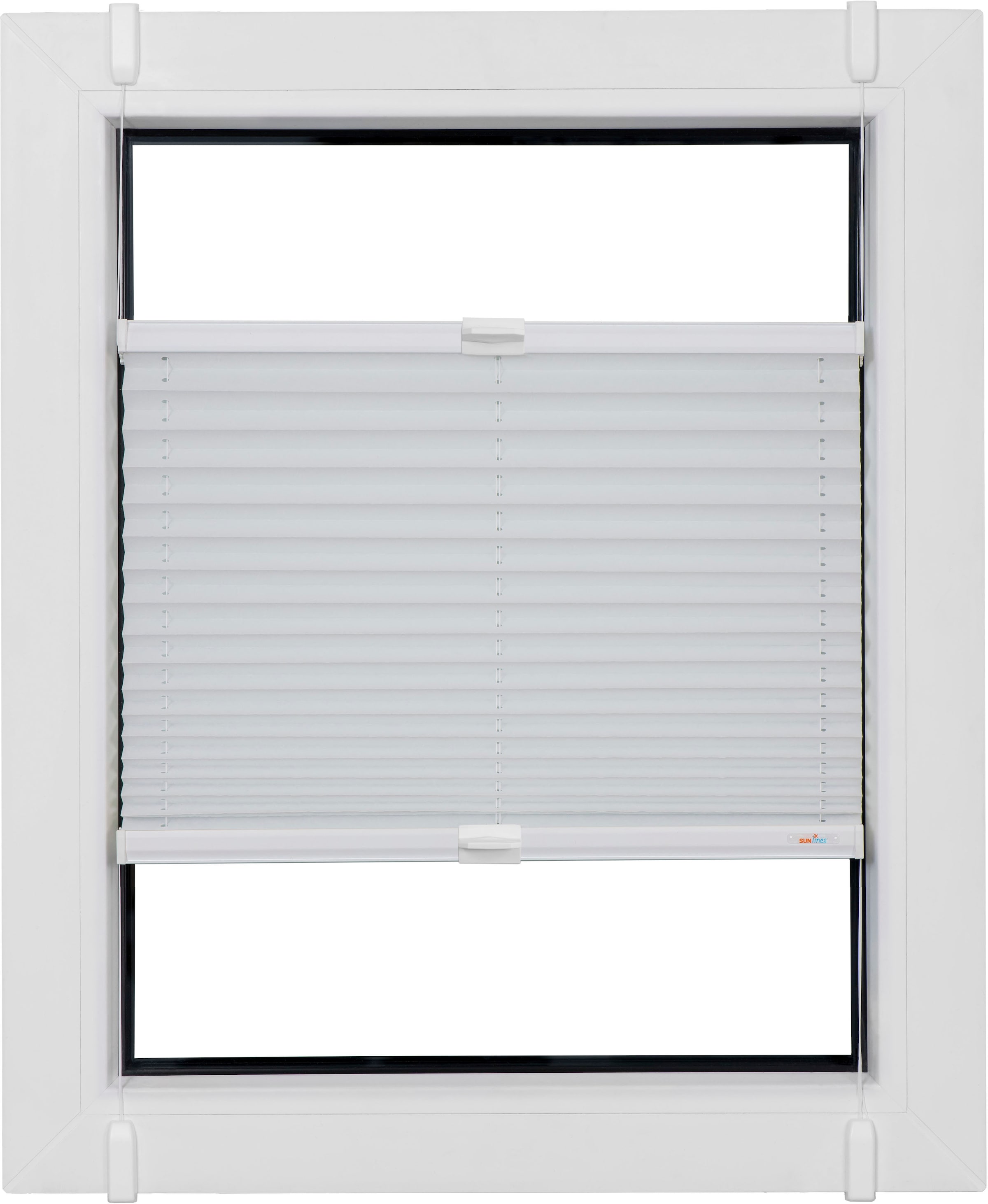Image of sunlines Plissee "Budget Crush" Lichtschutz ohne Bohren verspannt Klemmfix, crushed