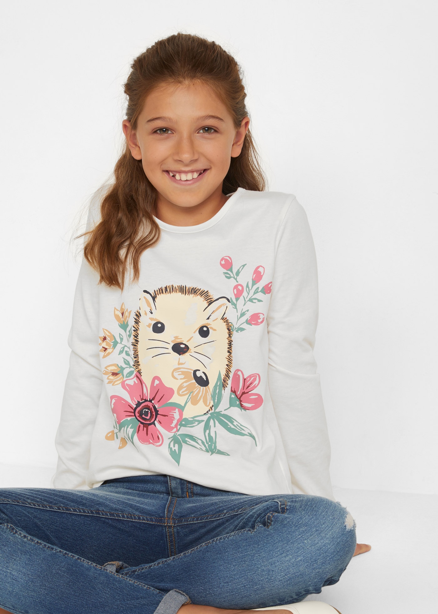 bonprix Langarmshirt, 2er Packung
