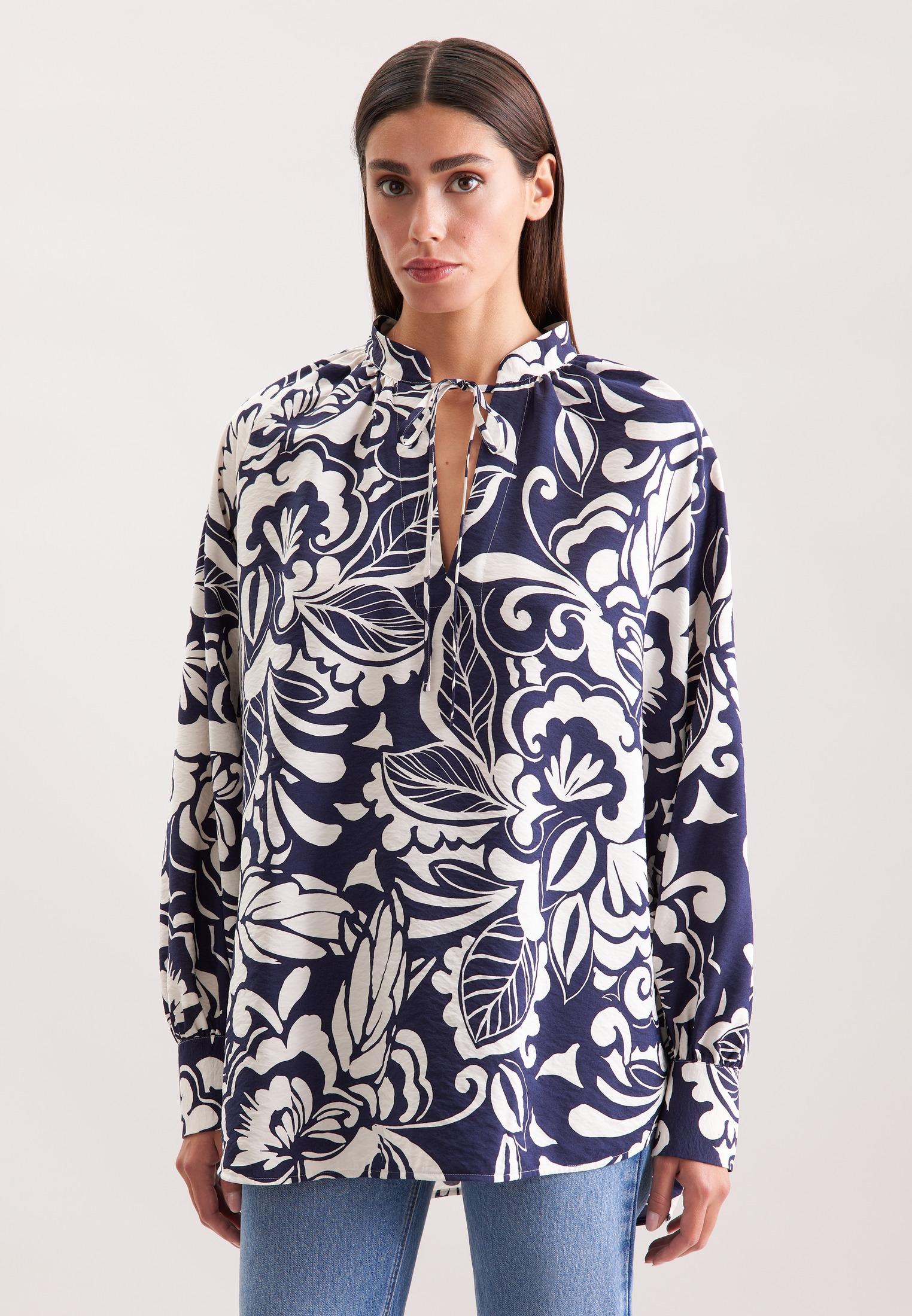 Image of seidensticker Klassische Bluse Tunika Druck