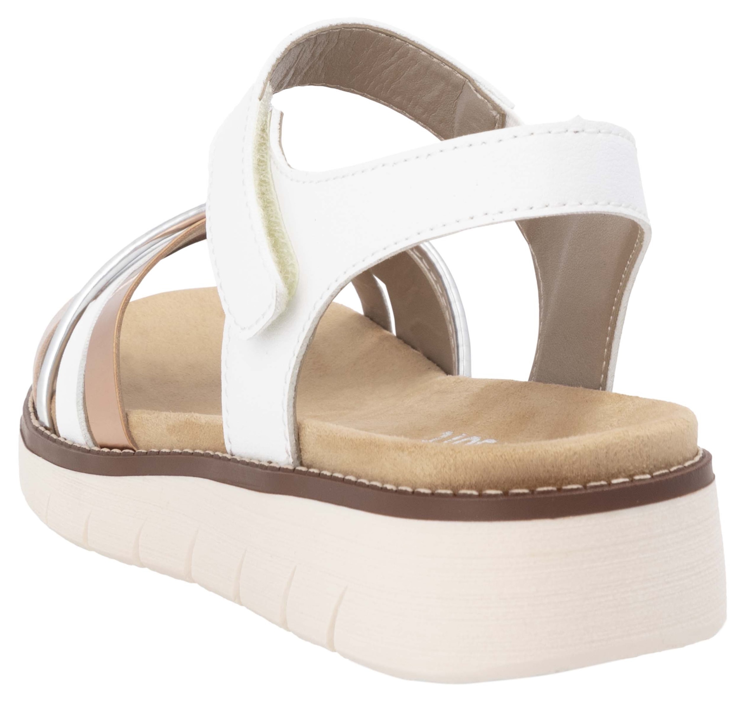 Remonte Riemchensandale  , Keilabsatz, Sommerschuh, Sandalette mit herausnehmbarer Softeinlage