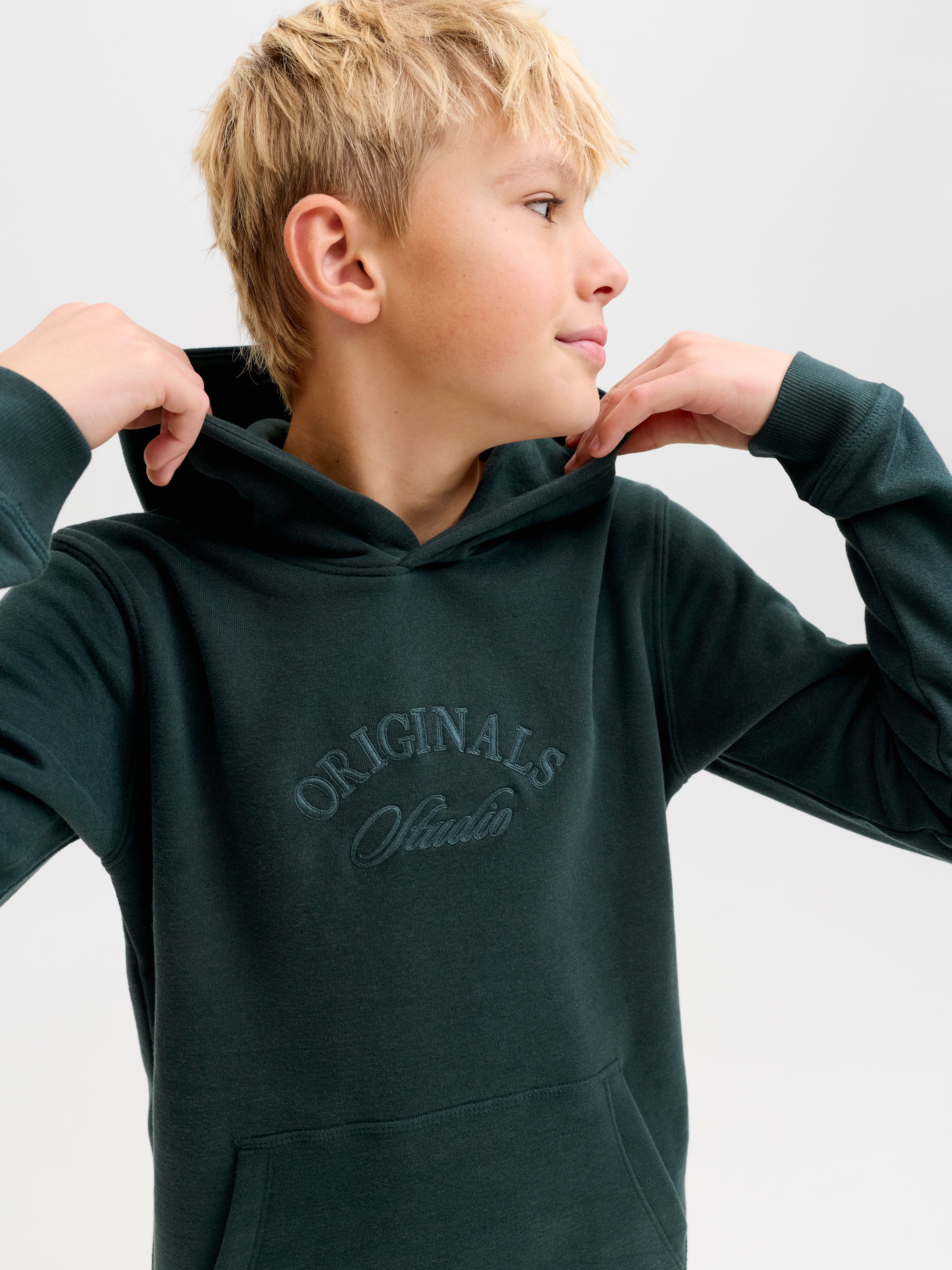 Jack & Jones Junior Sweat à capuche »JORBLEECKER BRANDING SWEAT HOOD BF JNR«
