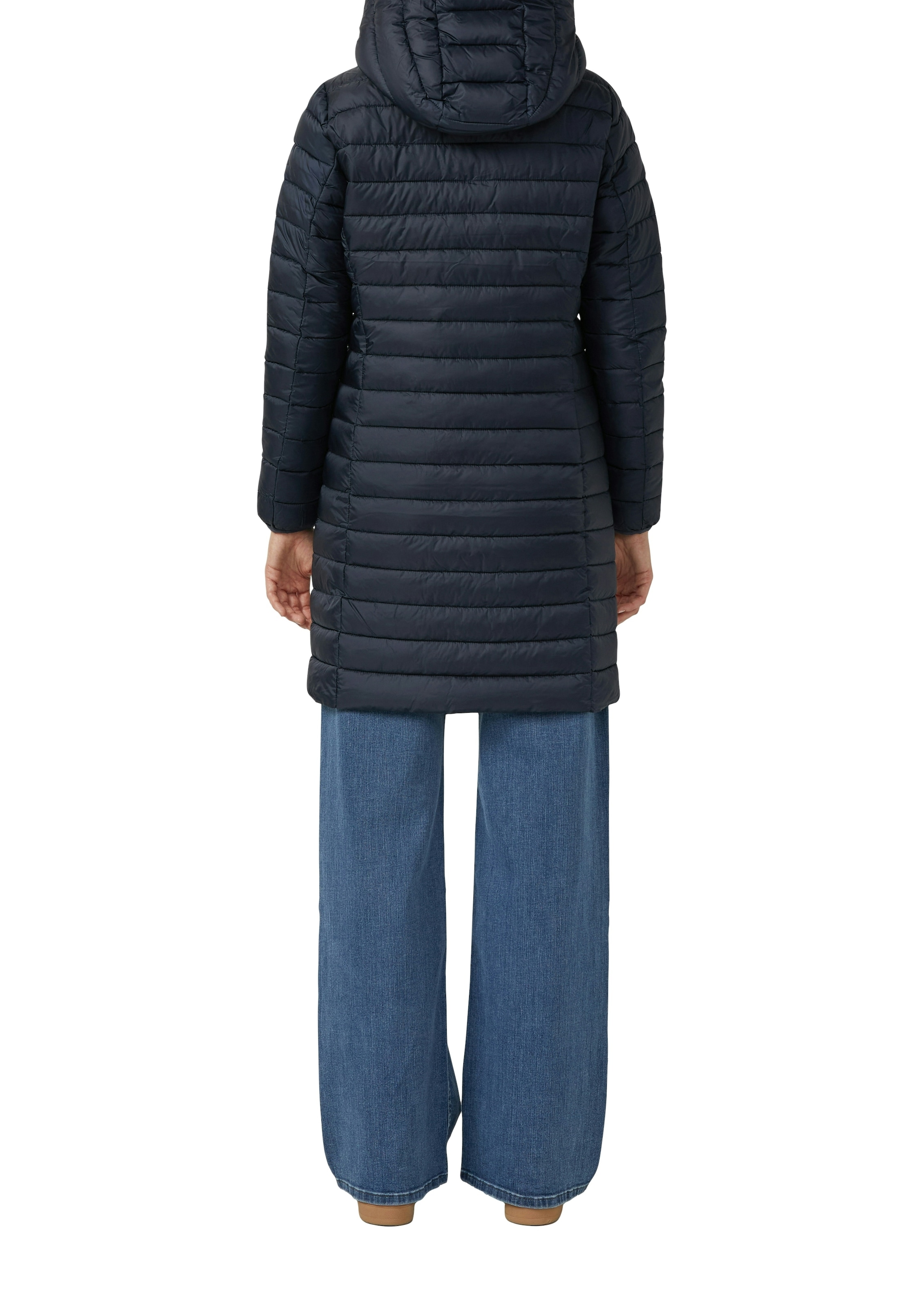 s.Oliver Manteau matelassé en coupe slim fit, capuche amovible
