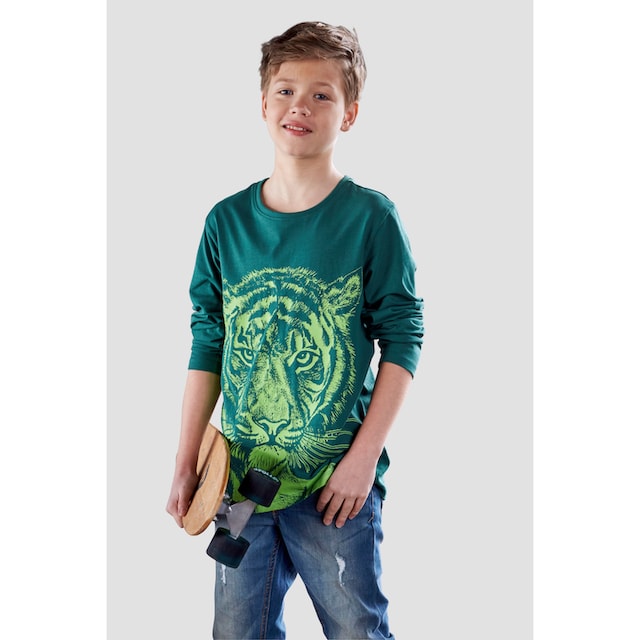 KIDSWORLD Langarmshirt »NEON TIGER« versandkostenfrei auf