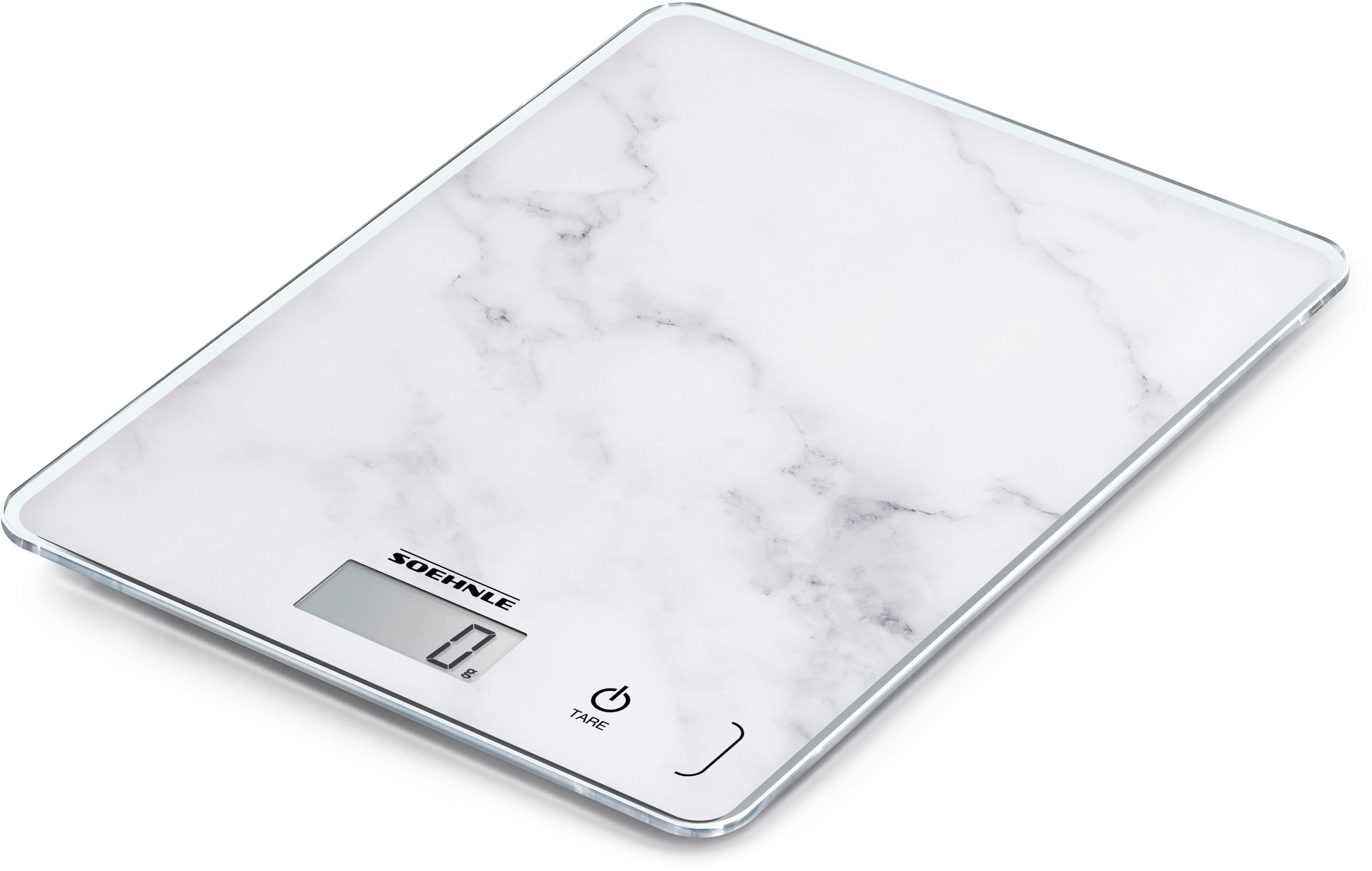 Image of Soehnle Küchenwaage "Page Compact 300 Marble" Tragkraft 5 kg, 1 g genaue Teilung