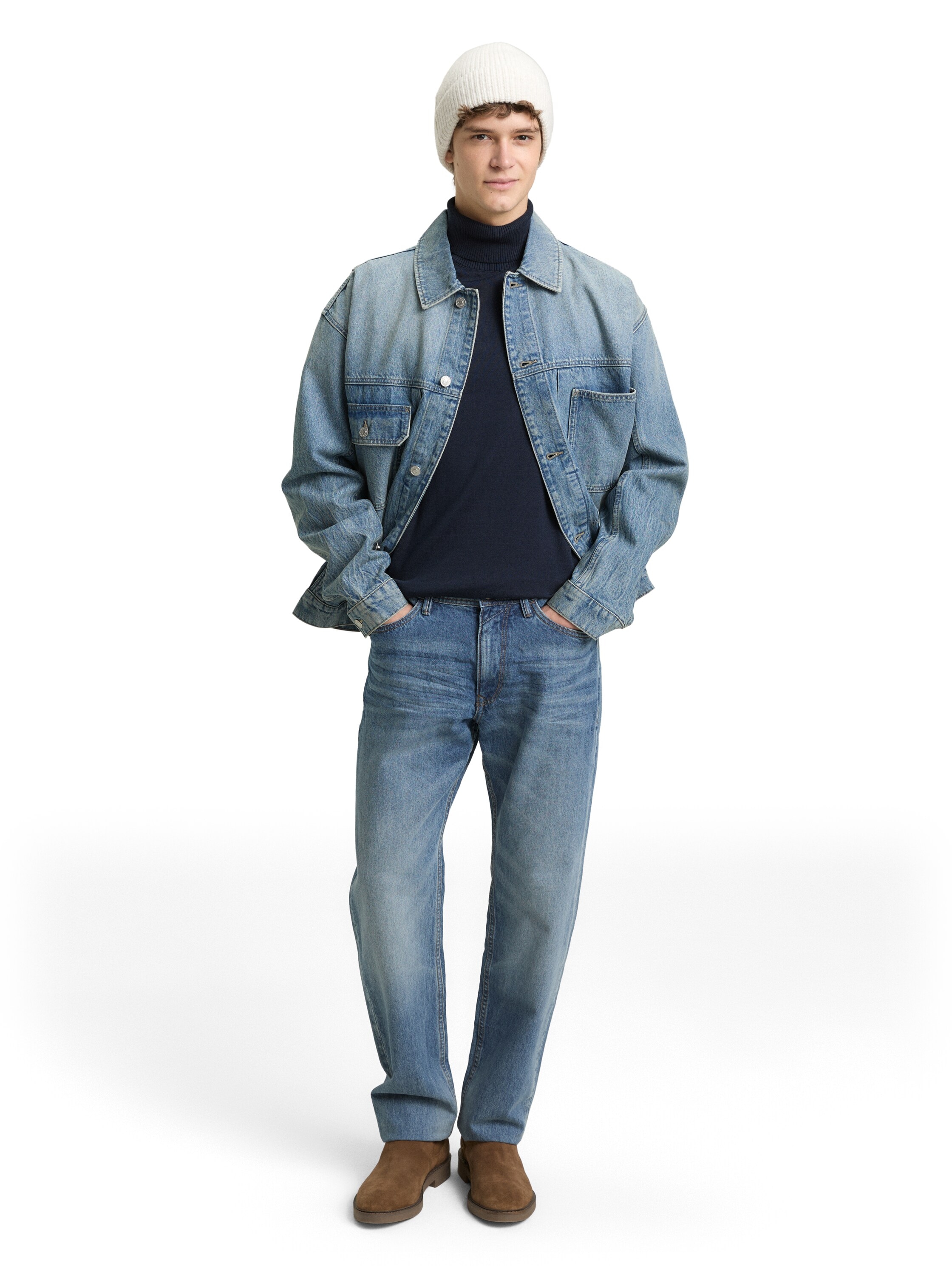 TOM TAILOR Denim Veste en jean mit Taschen