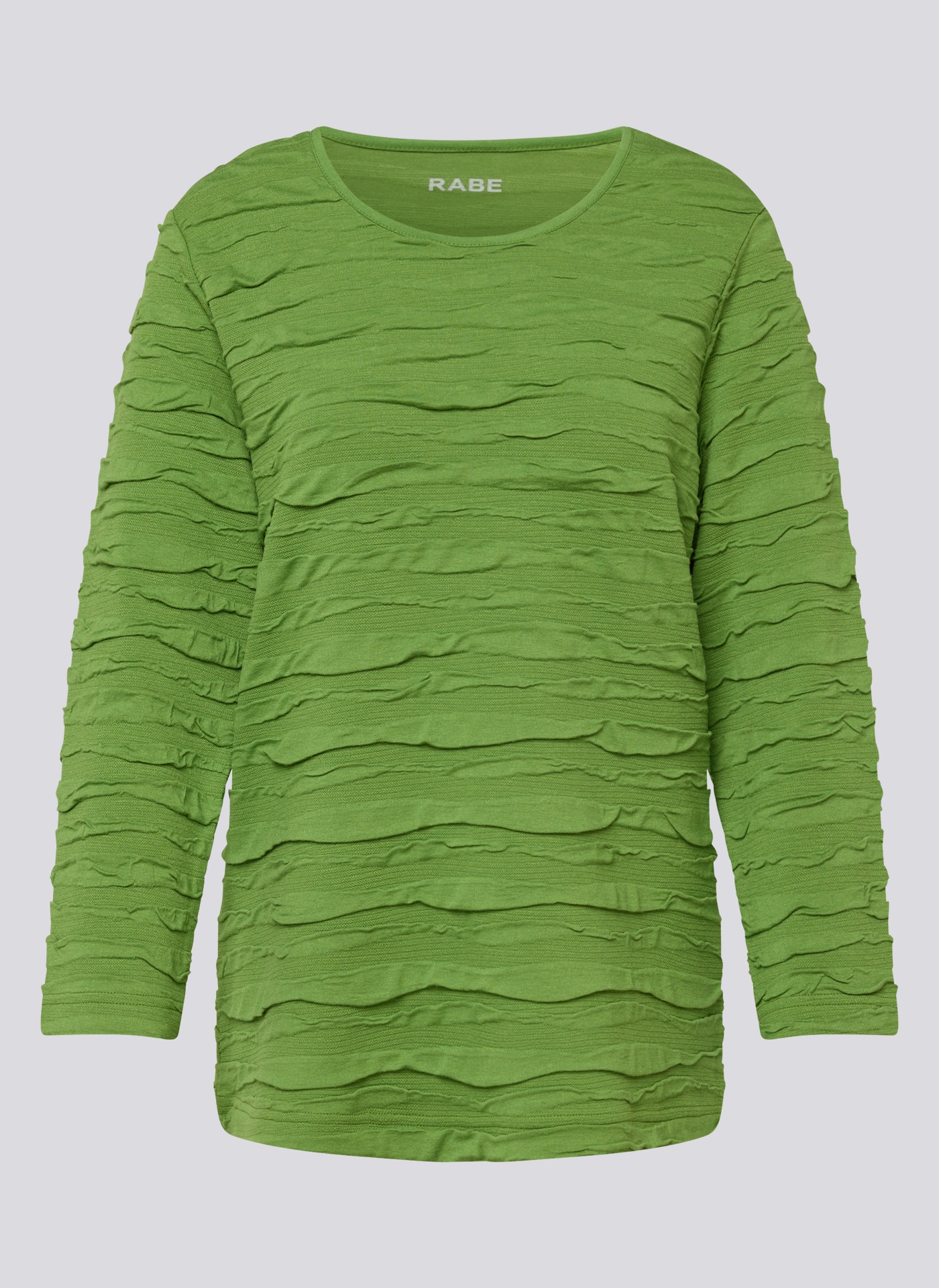Rabe 3/4-Arm-Shirt mit Struktur Muster
