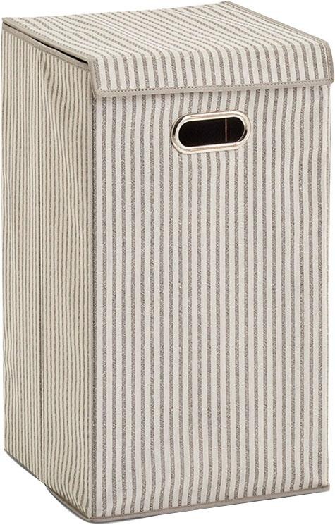 Zeller Present Wäschesortierer "Stripes" Vlies, beige