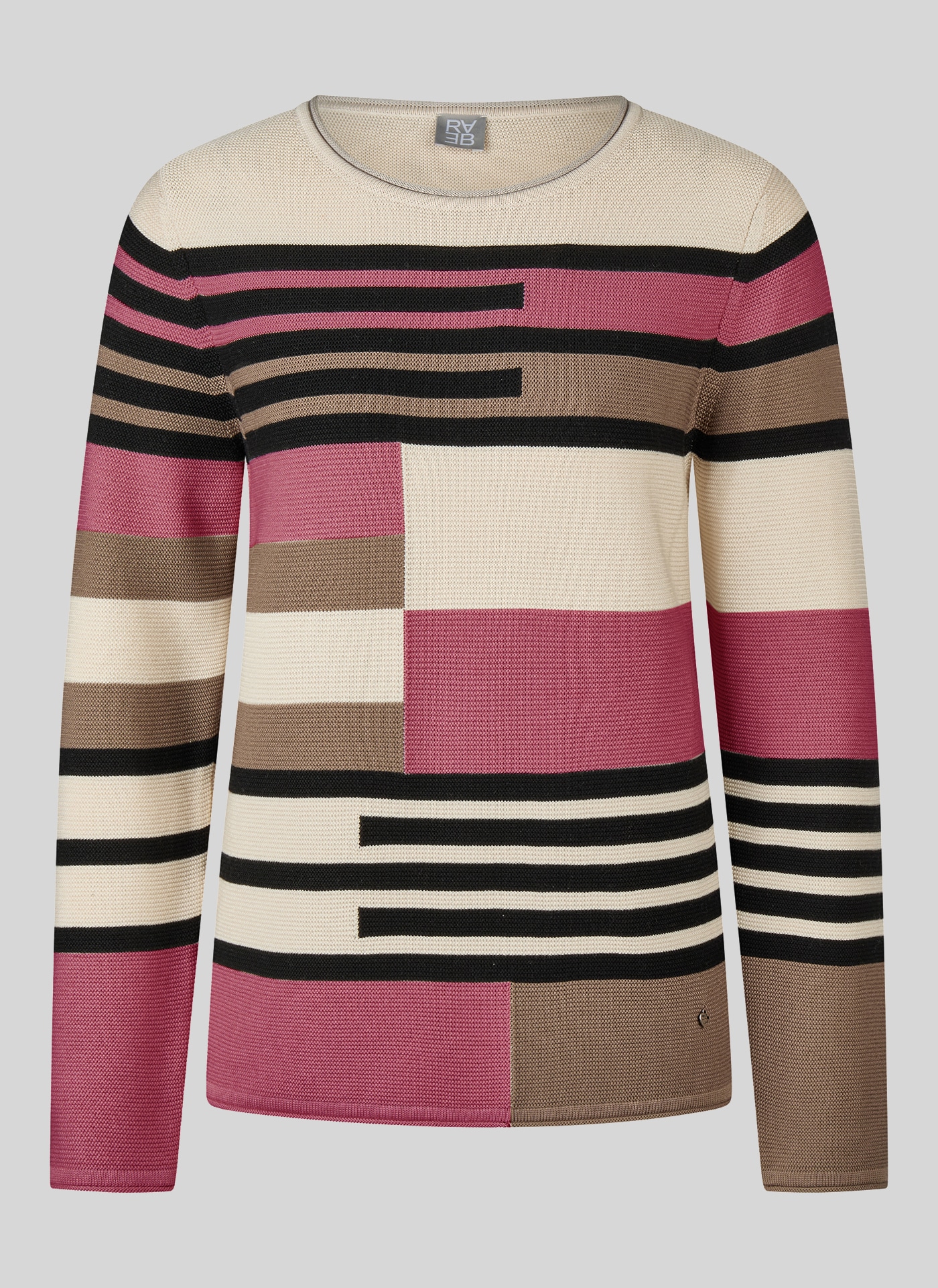 Rabe Strickpullover gemustert