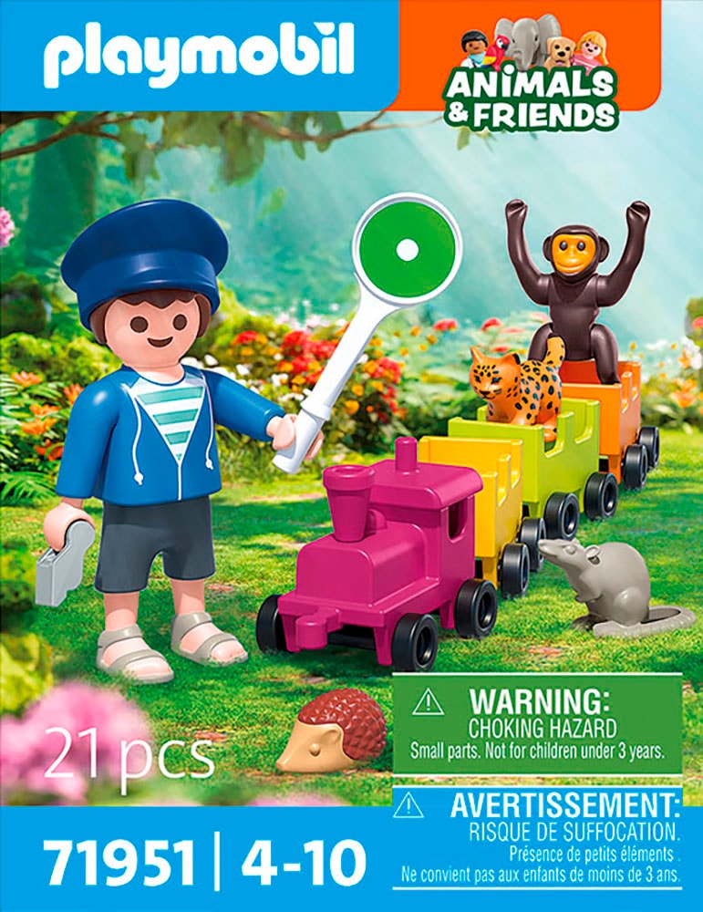 Playmobil® Jeu de construction »Kleine Lokausfahrt (71951), Animals & Friends« Made in Europe