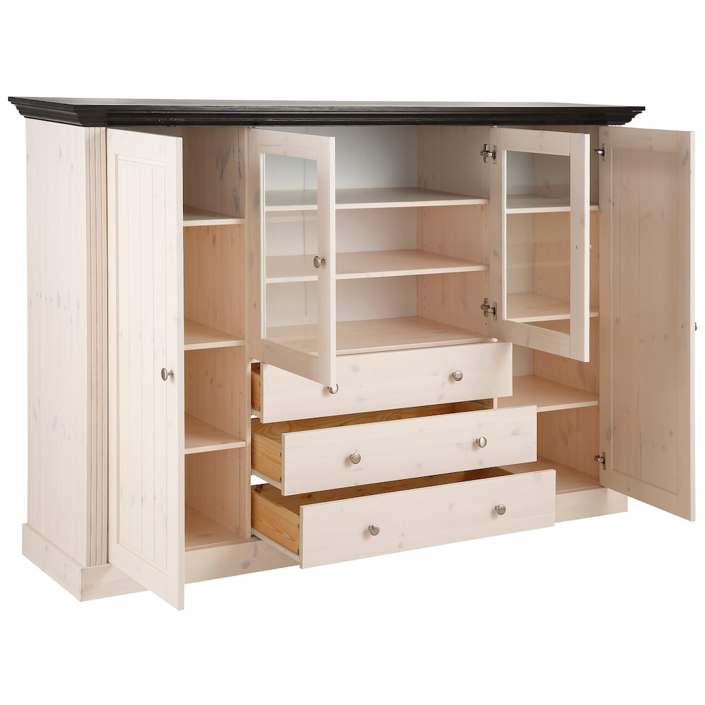 Home affaire Highboard »Skanderborg«, Breite 186,5 cm, Höhe 123 cm