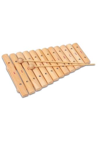 Spielzeug-Musikinstrument »Xylophon mit 12 Holzplättche«