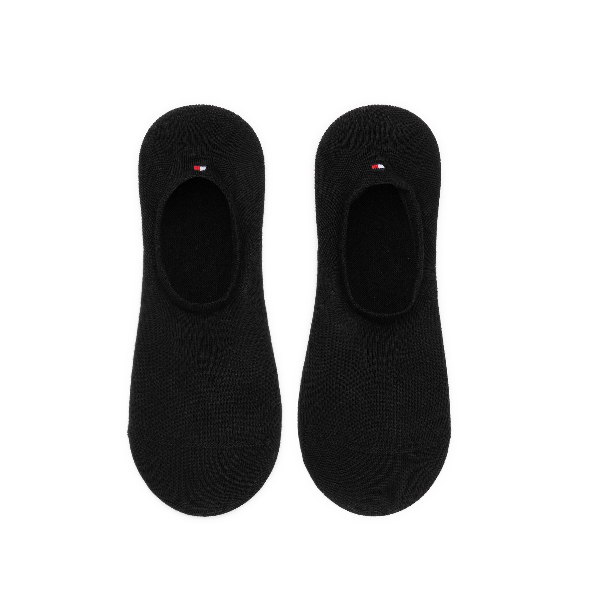 Tommy Hilfiger Füsslinge »TH MEN FOOTIE 2P«, (2 Paar), Mit gestrickem Logo an der Ferse