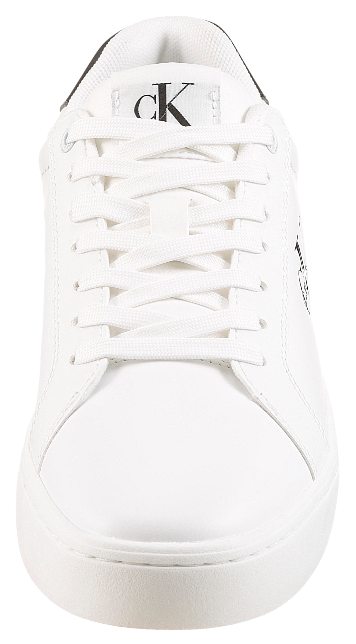 Calvin Klein Jeans Sneakers »CLASSIC CUPSOLE MONO LTH«  baskets de loisirs, chaussures basses, à lacets au style classique
