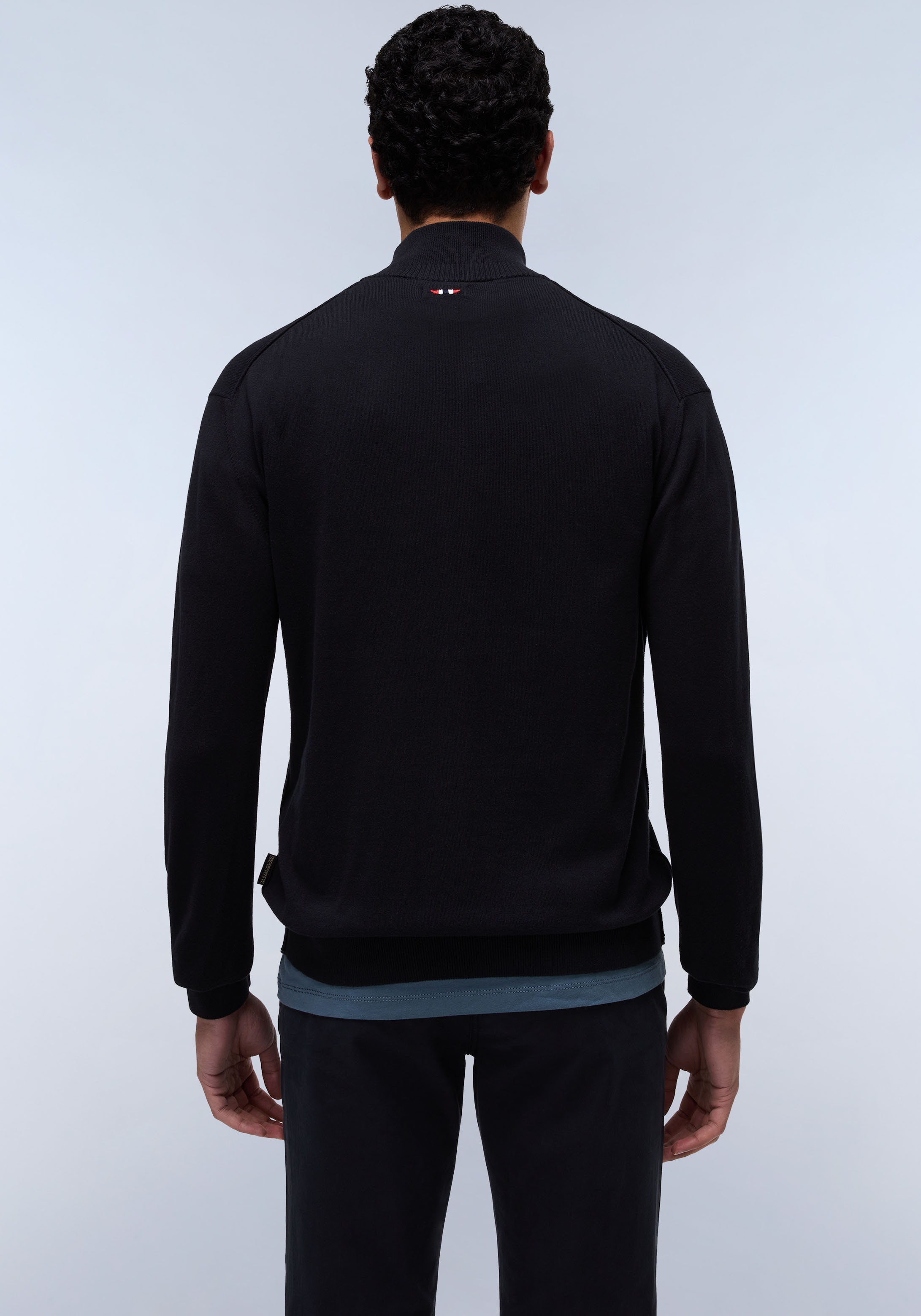 Napapijri Strickjacke »DECATUR FZ 3«, Mit Rundhalsausschnitt