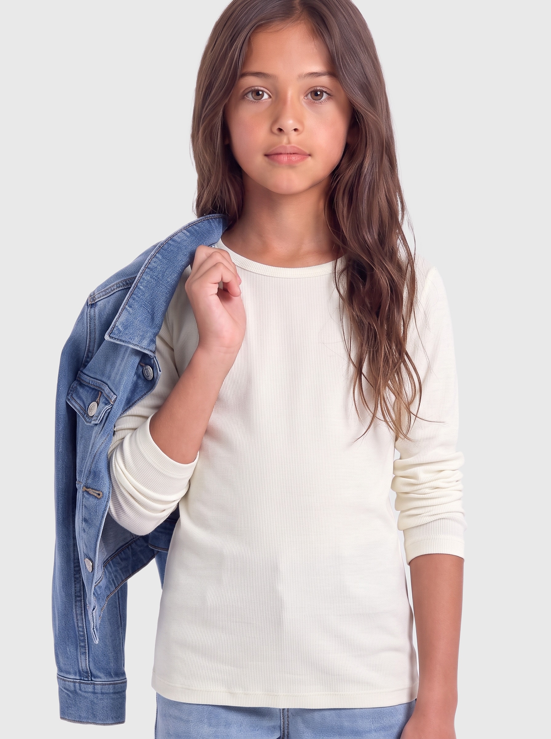 KIDS ONLY T-shirt à manches longues »KOGLUCKY L/S O NECK TOP JRS 2-PACK« Paquet, 2