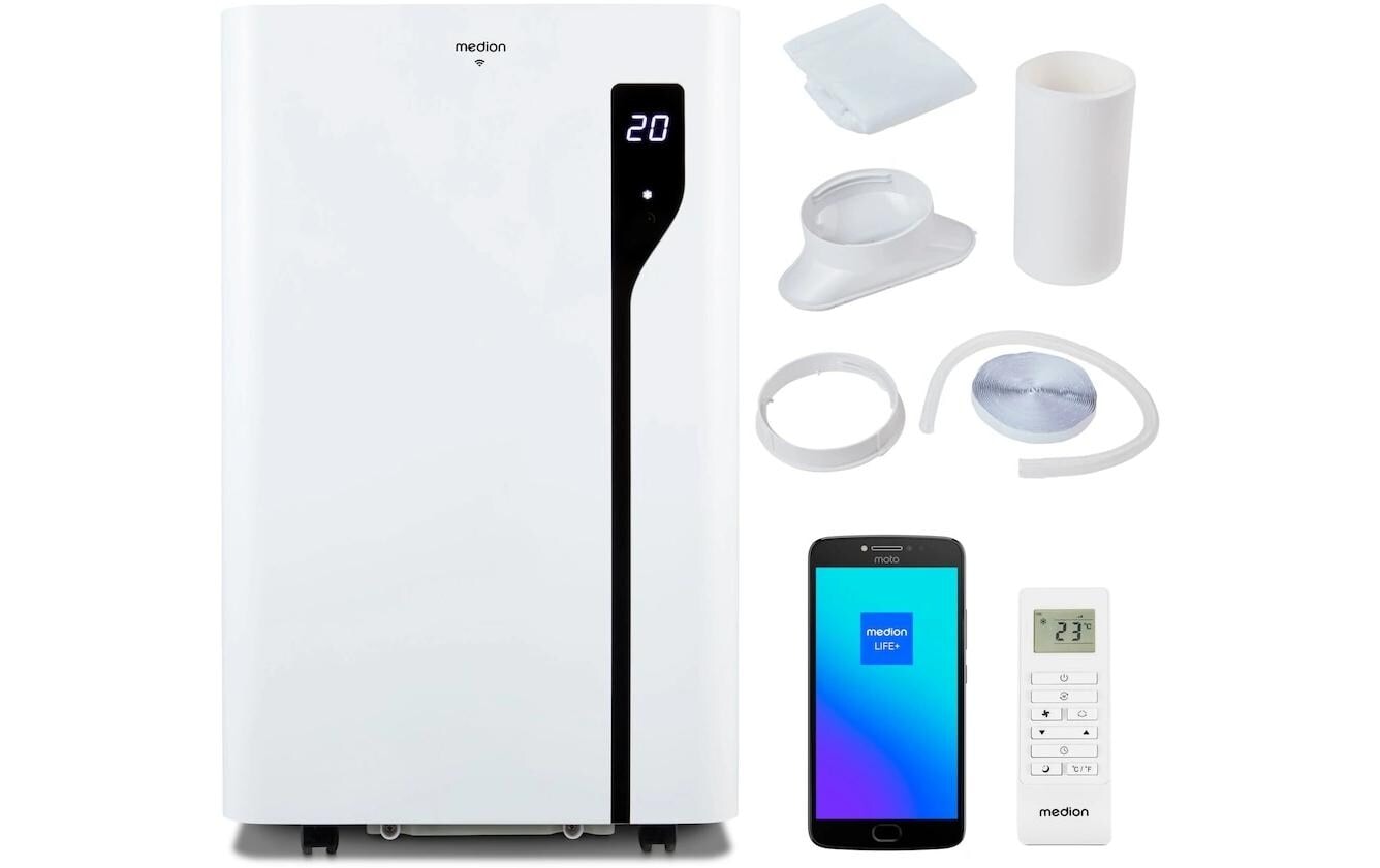 Medion® Climatiseur »P1200 (MD 37734) 36 m³« Mobile 3-in-1 Klimaanlage mit App- und Sprachsteuerung