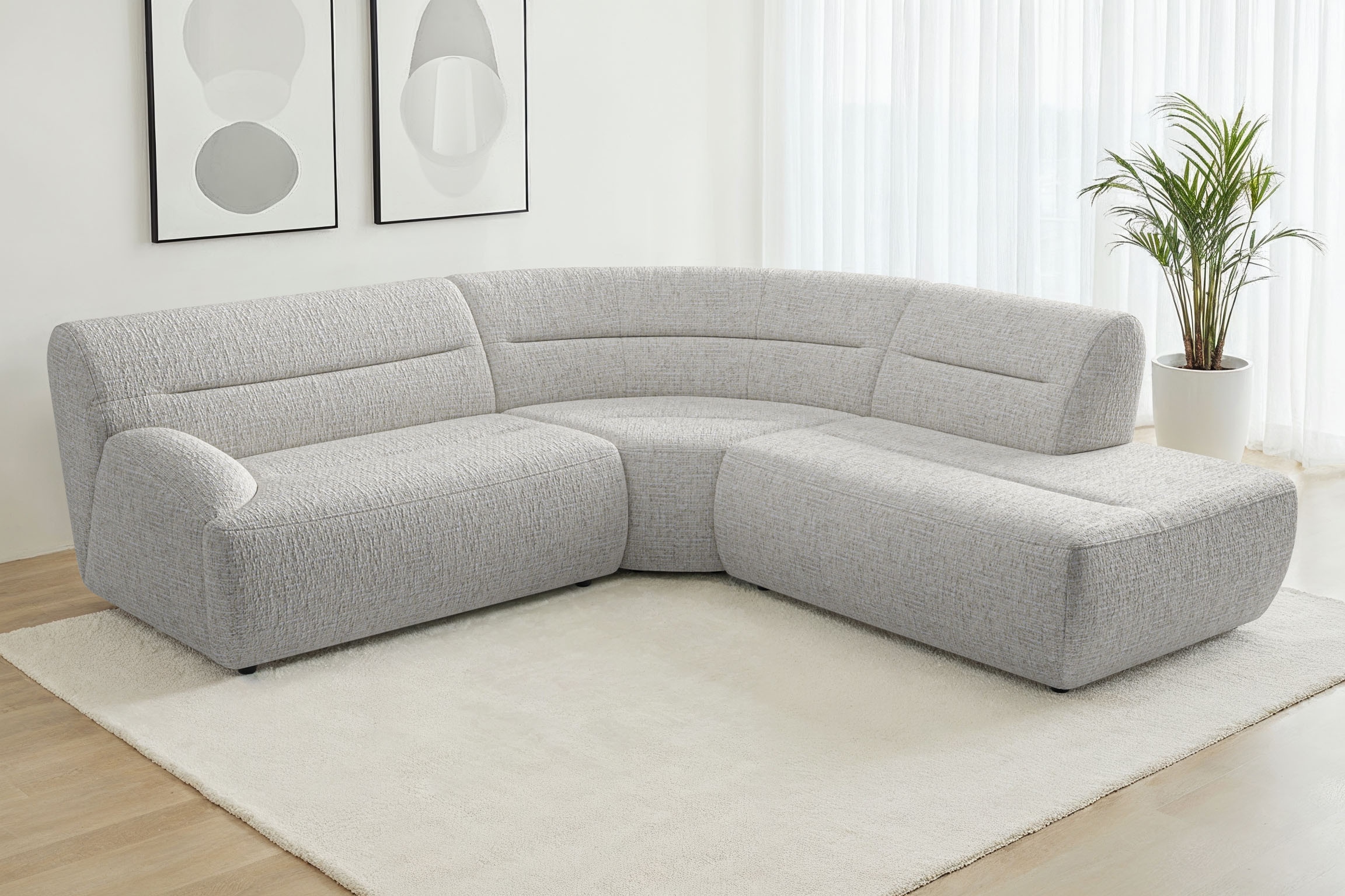 sit&more Canapé d'angle »Scrabble«