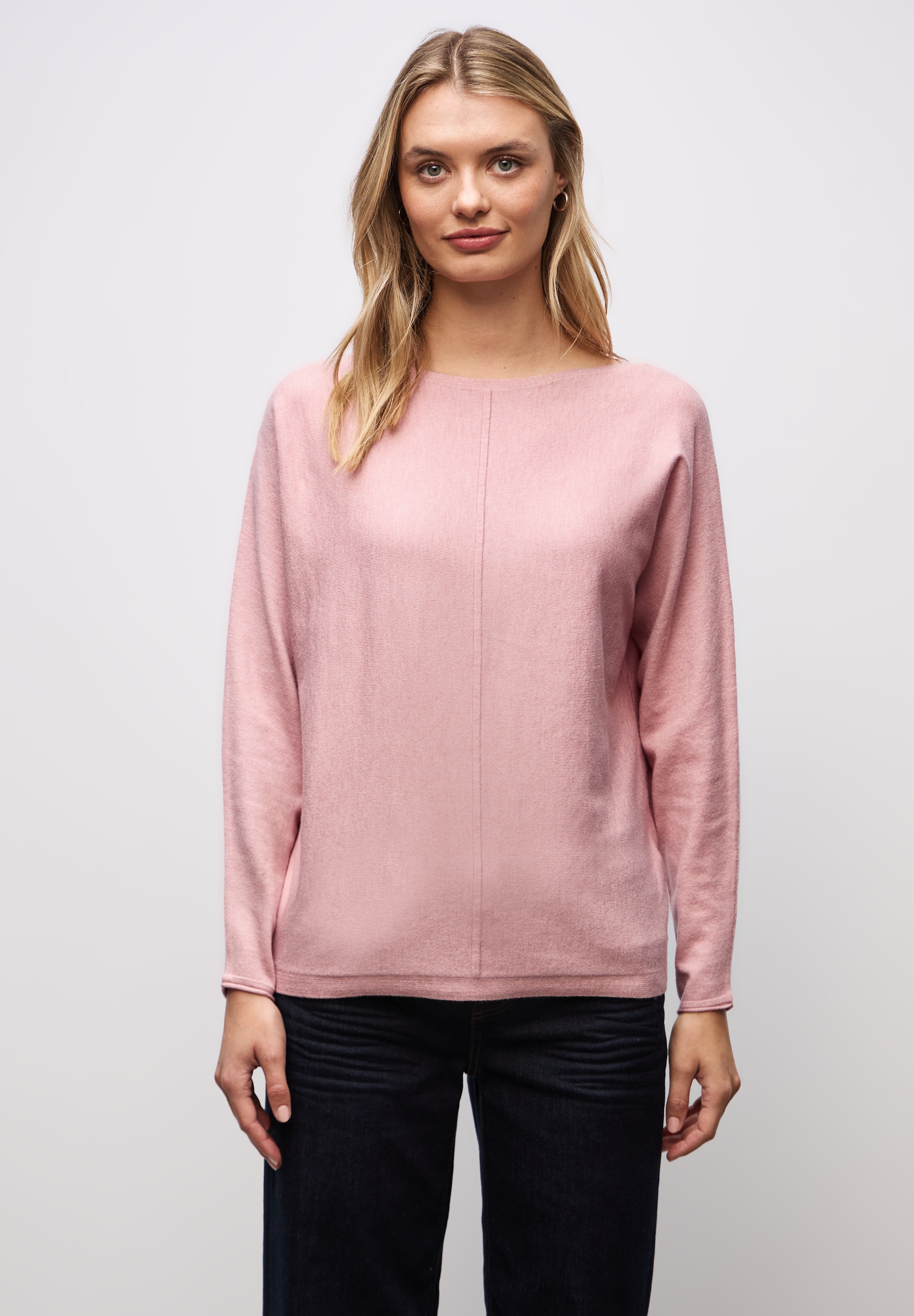 Image of STREET ONE Strickpullover Dolman, mit U-Boot-Ausschnitt