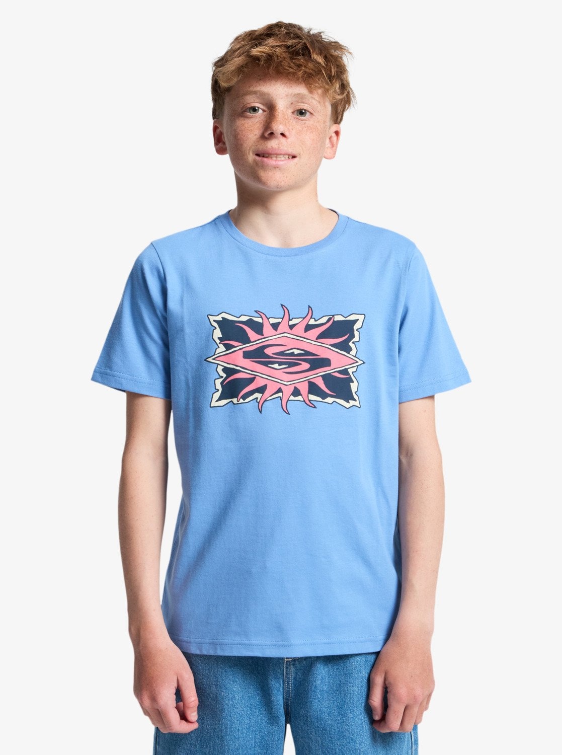 Image of Quiksilver T-Shirt "STARFISH STAMP SHORT SLEEVE" für Kinder und Jugendliche, sportlicher Stil, kurze Ärmel