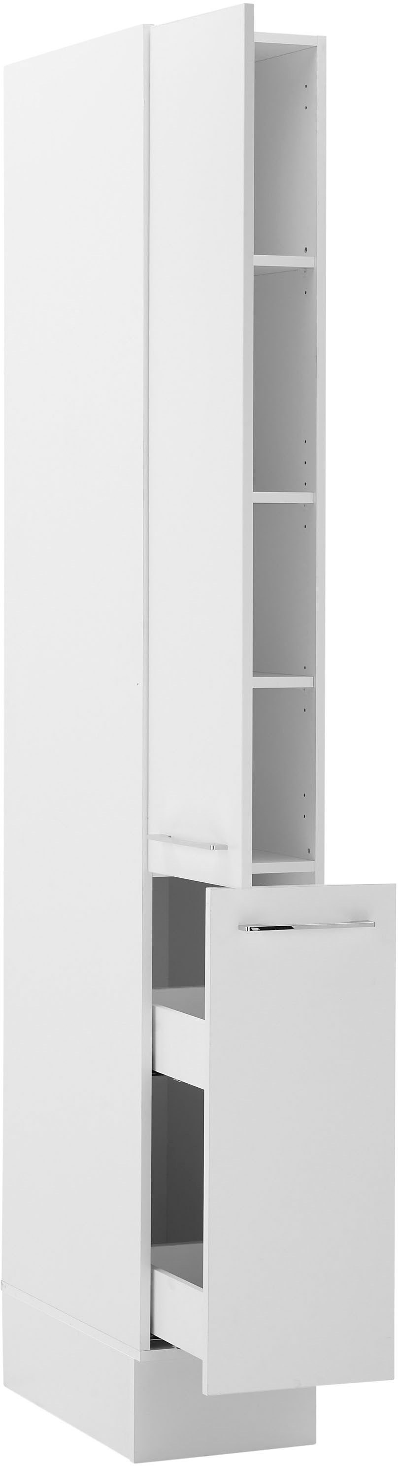 BASIC by Balculina Armoire à provisions »Turin« largeur 30 cm, au choix noir mat ou blanc mat