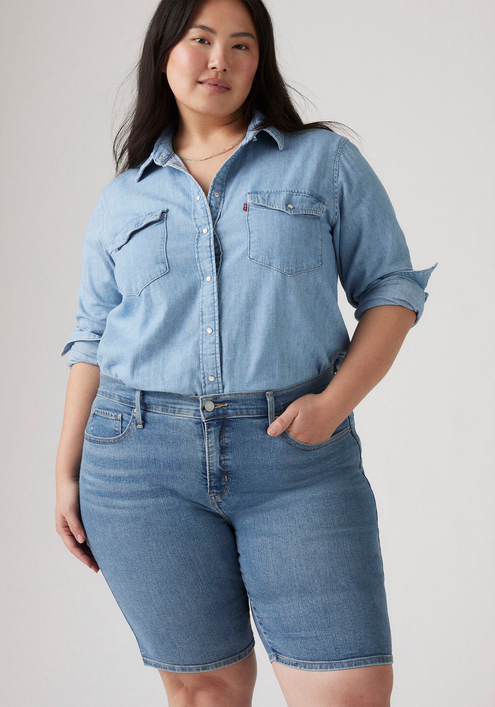 Levi's® Plus Short »PL SHAPING BERMUDA DA«  Pantalon d'été style cinq poches