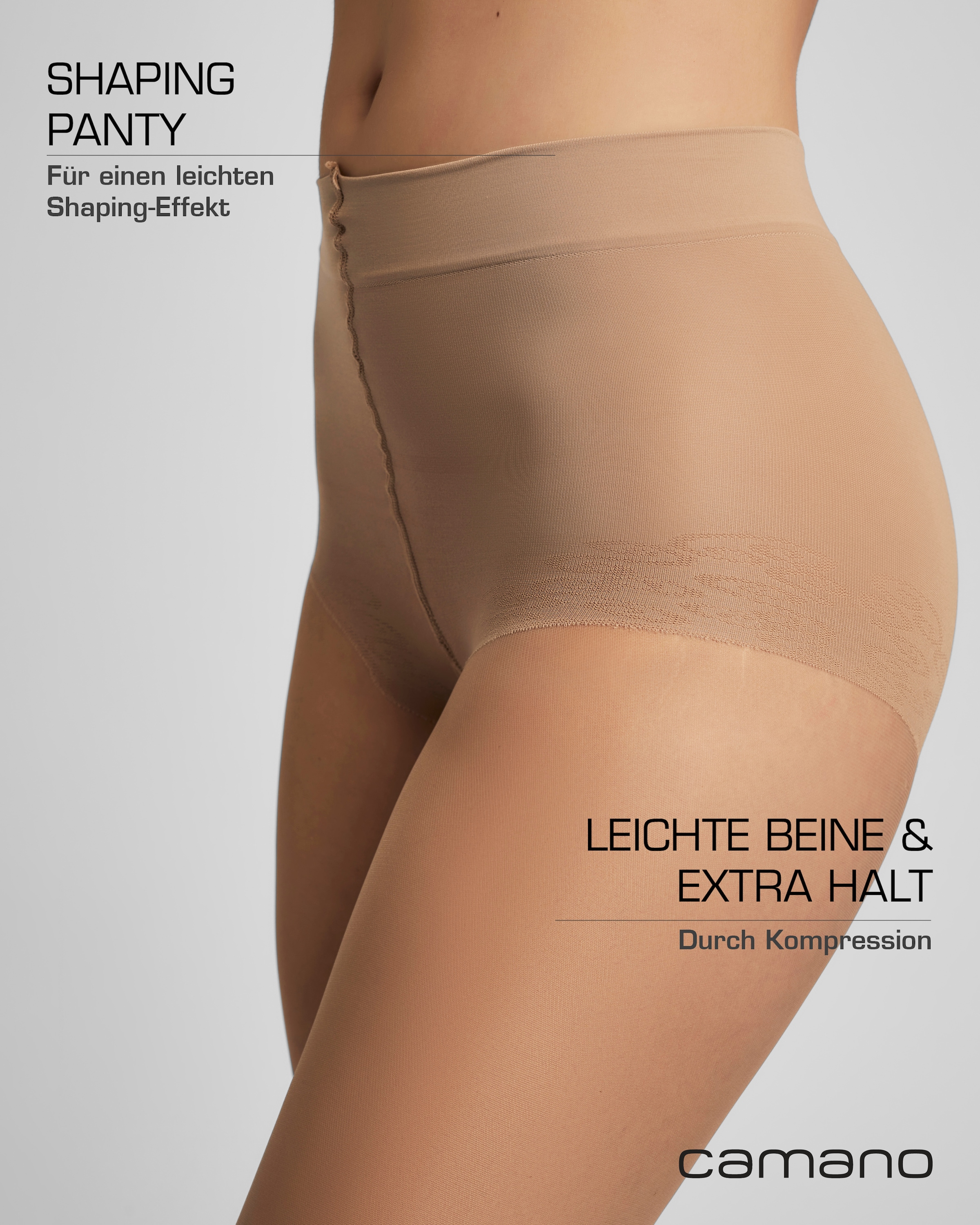 Camano Collants sculptants »fine functional« 20 DEN avec finition sans coutures