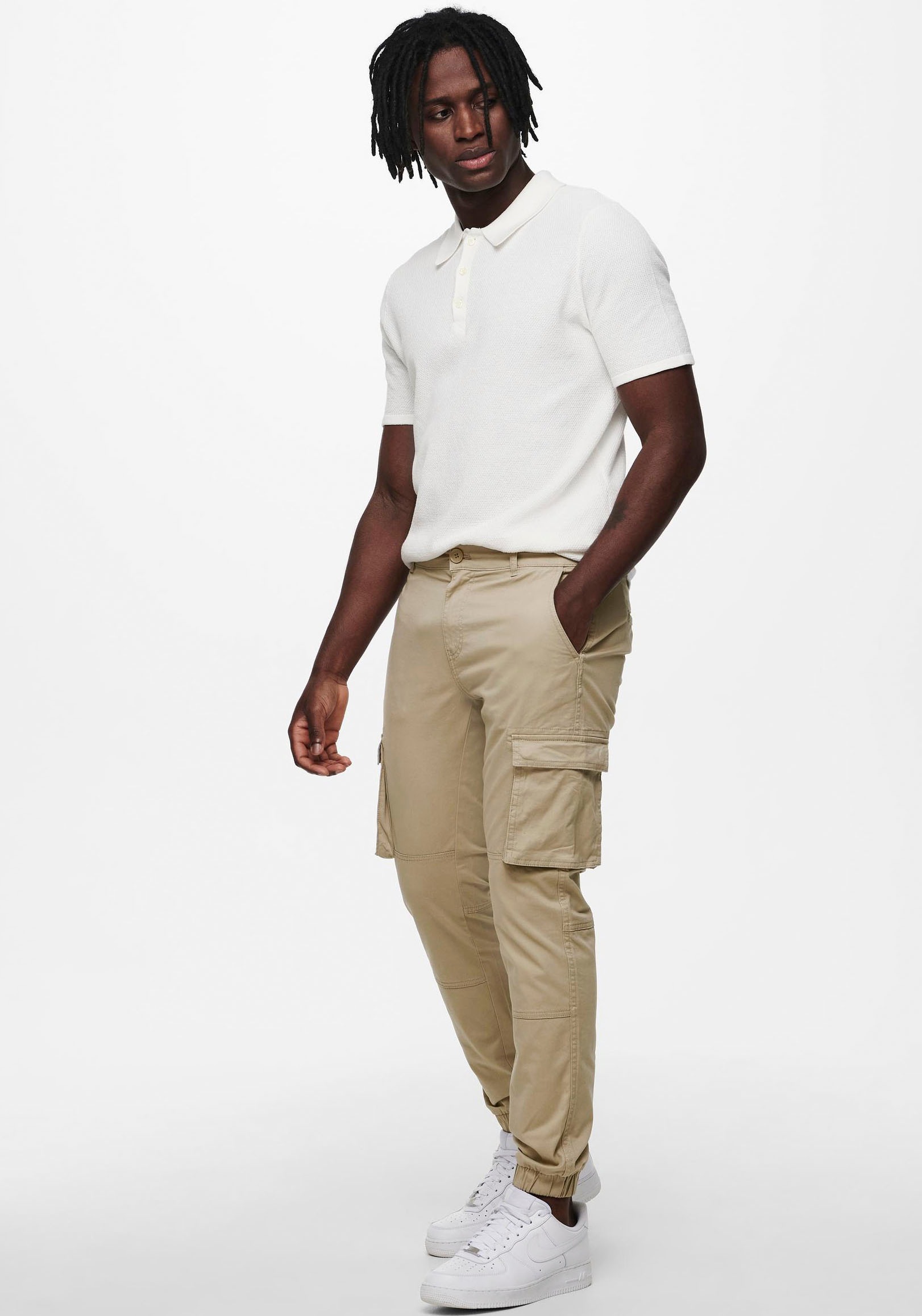 ONLY & SONS Cargohose »ONSCAM STAGE CARGO CUFF LIFE 6687 NOOS«