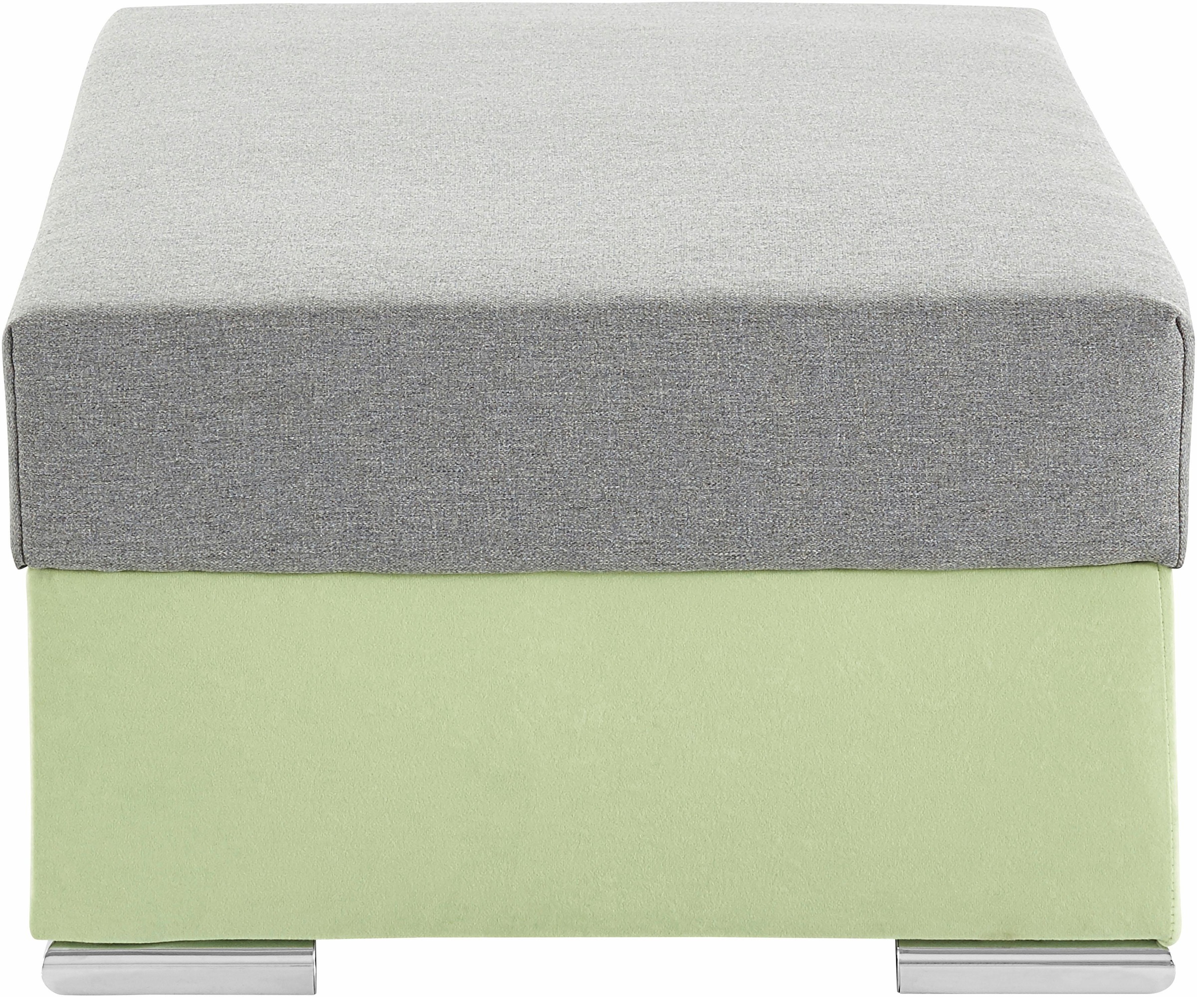 COLLECTION AB Tabouret »John« Frei im Raum stellbar, wahlweise mit Federkern