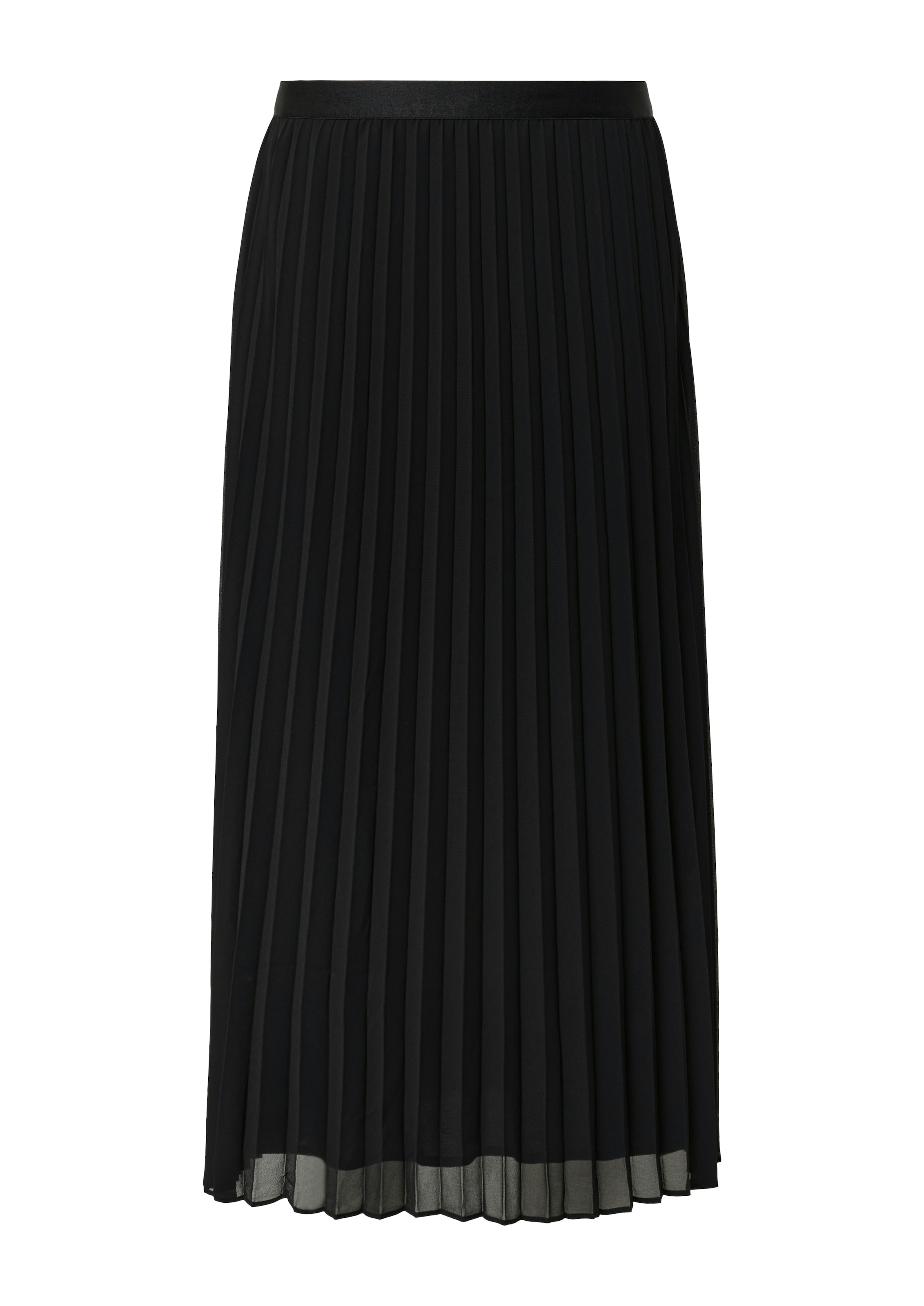 s.Oliver BLACK LABEL Jupe plissée avec bord élastique
