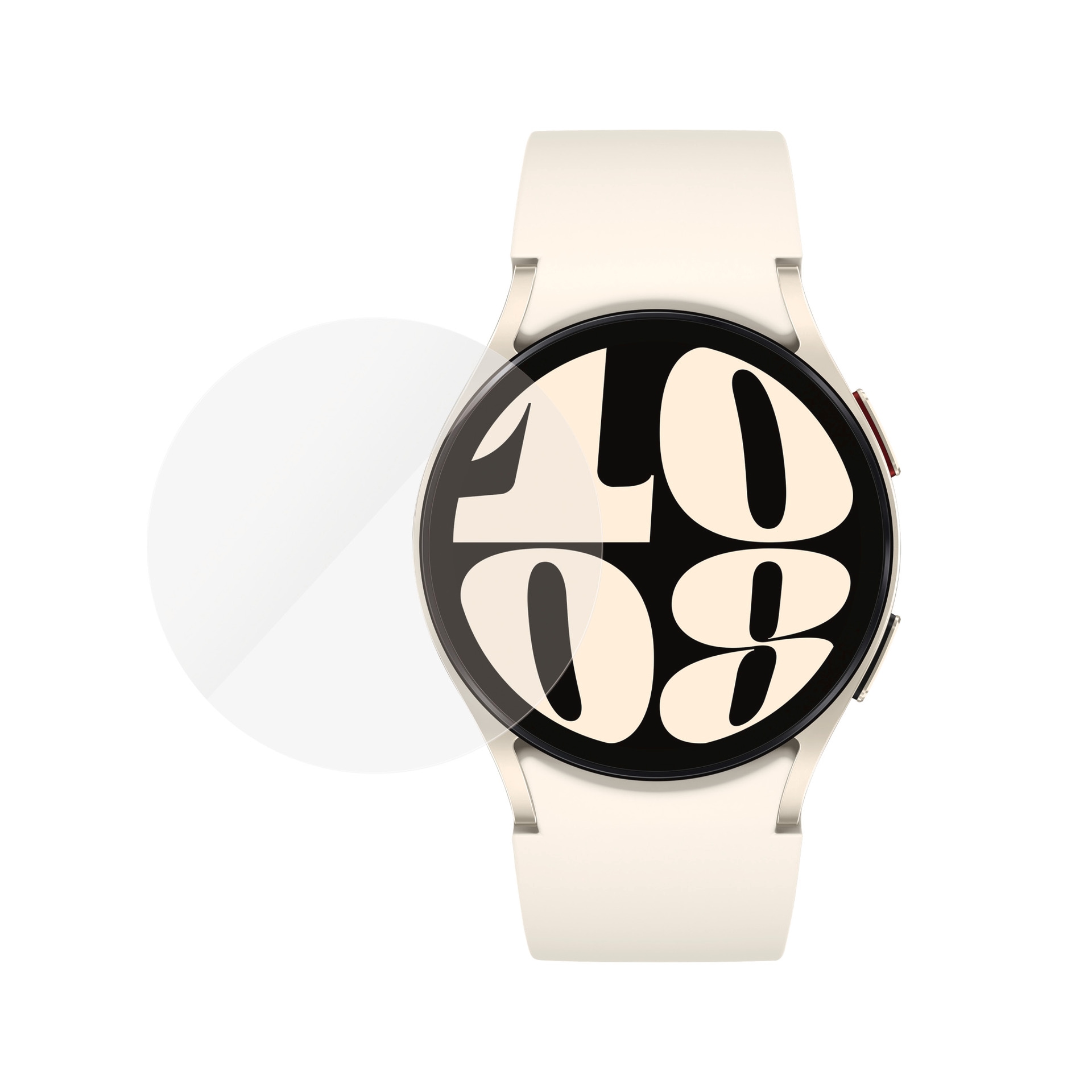 PanzerGlass Displayschutzglas »Ultra-Wide Fit Screen Protection«, für Samsung Galaxy Watch7 44mm, Displayschutzfolie, Schutzfolie, Bildschirmschutz, kratz- & stossfest