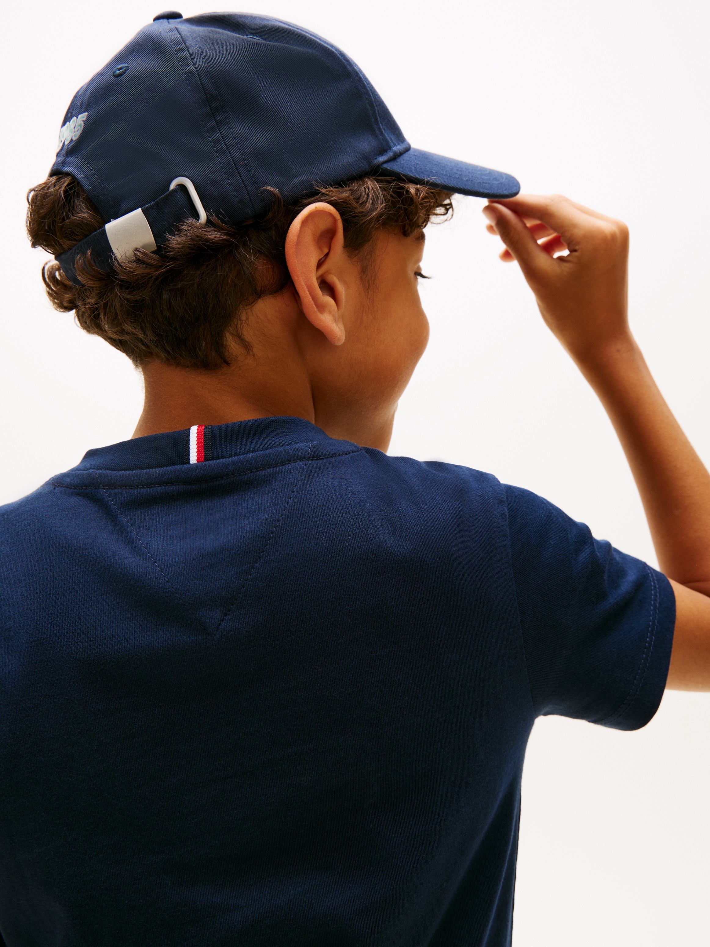 Tommy Hilfiger T-Shirt Regular Fit, grosser Druck, für Kinder bis 16 Jahre