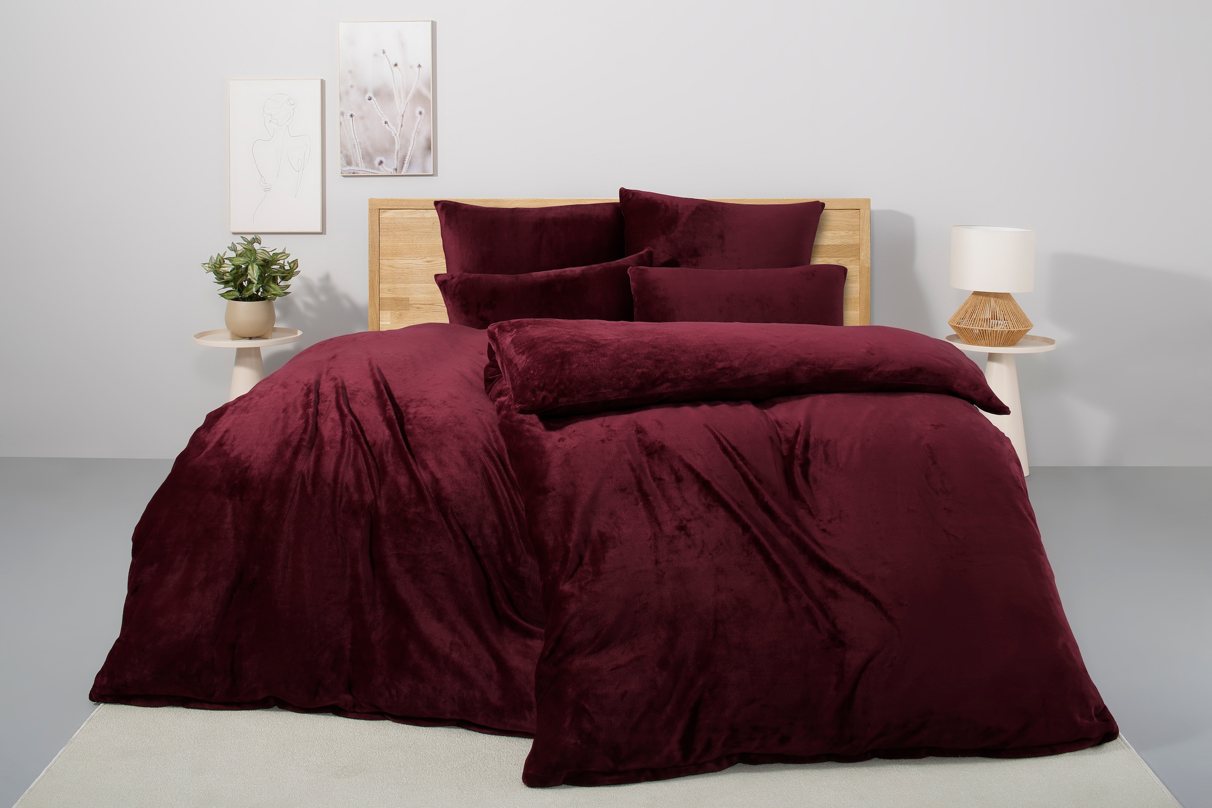 my home Bettwäsche »Desner3«, Bettwäsche mit Reissverschluss, Cashmere-Touch, kuschelig & weich